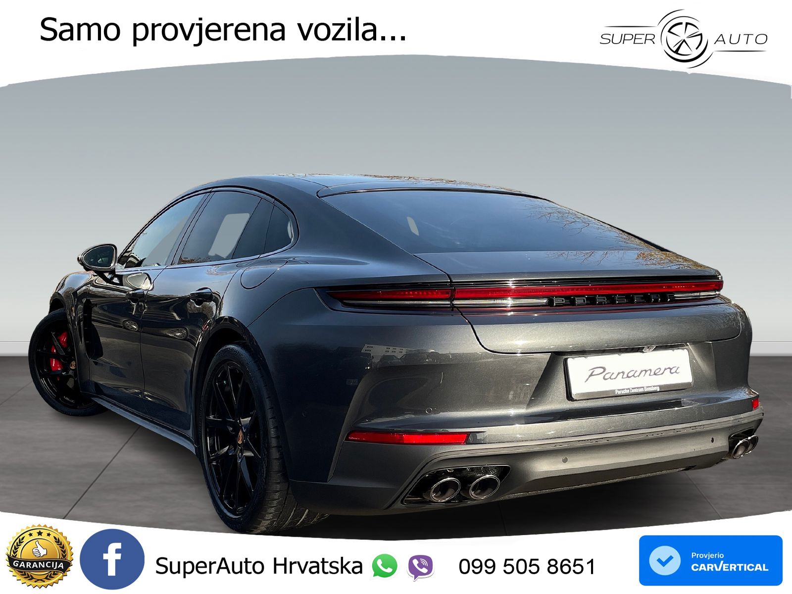 Porsche Panamera 4S 2.9 V6 (544 KS) E-Hybrid PDK LED+GR SJED+ACC