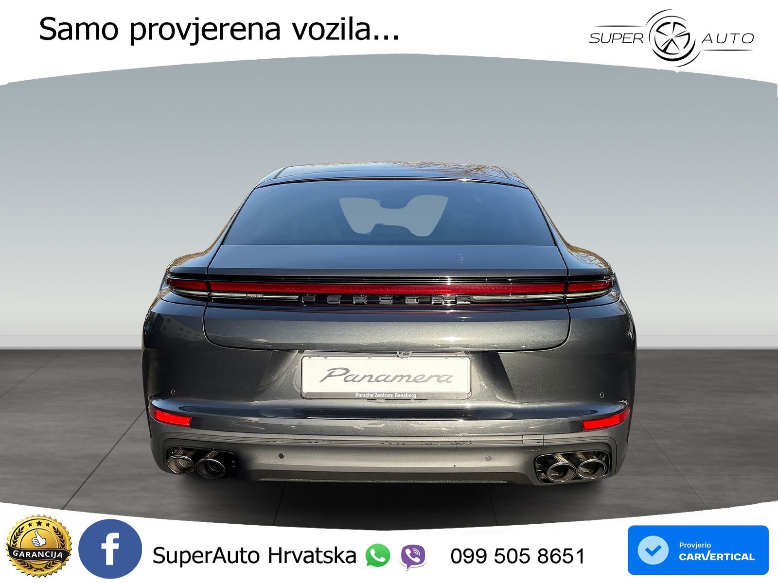 Porsche Panamera 4S 2.9 V6 (544 KS) E-Hybrid PDK LED+GR SJED+ACC