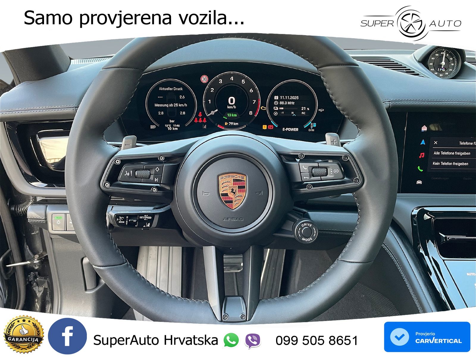Porsche Panamera 4S 2.9 V6 (544 KS) E-Hybrid PDK LED+GR SJED+ACC