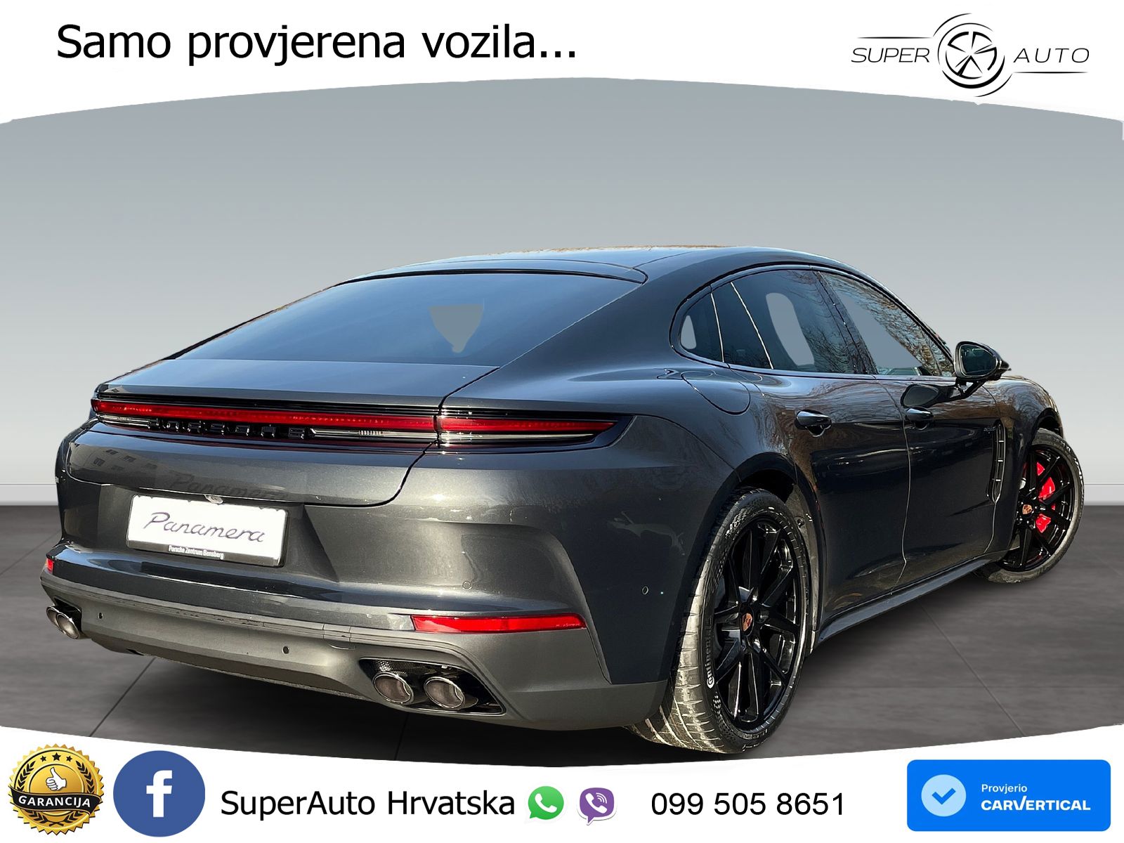 Porsche Panamera 4S 2.9 V6 (544 KS) E-Hybrid PDK LED+GR SJED+ACC