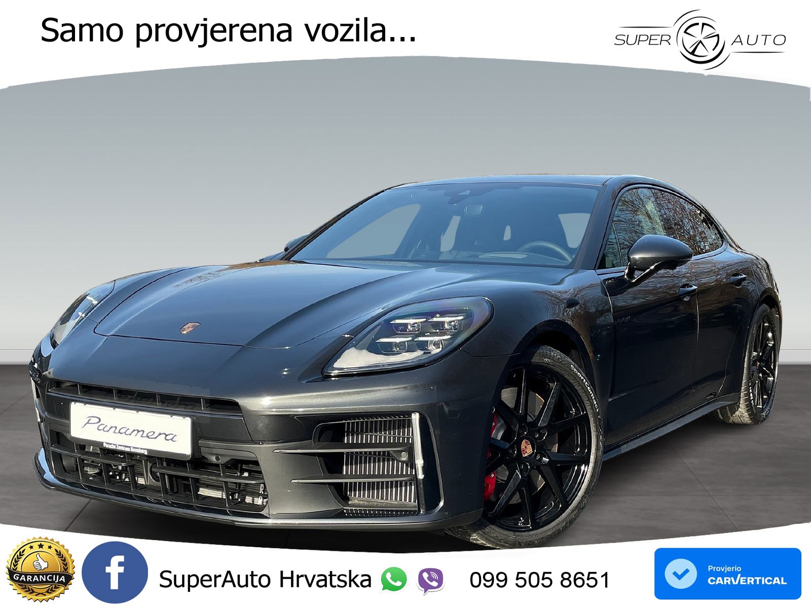 Porsche Panamera 4S 2.9 V6 (544 KS) E-Hybrid PDK LED+GR SJED+ACC