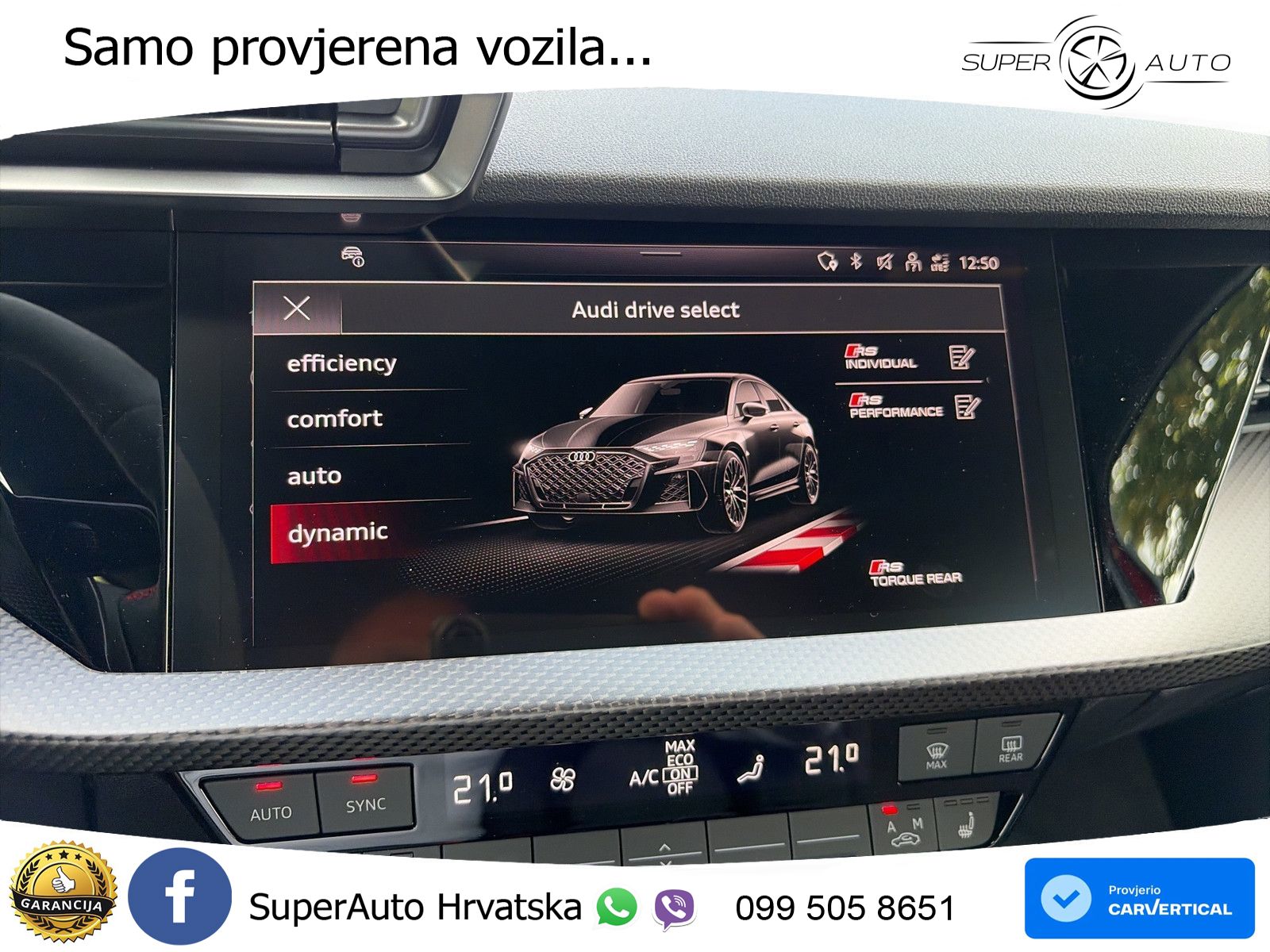 Audi RS3 Sedan 2.5 TFSI (400 KS) quattro S tronic LED+GR SJED+ACC