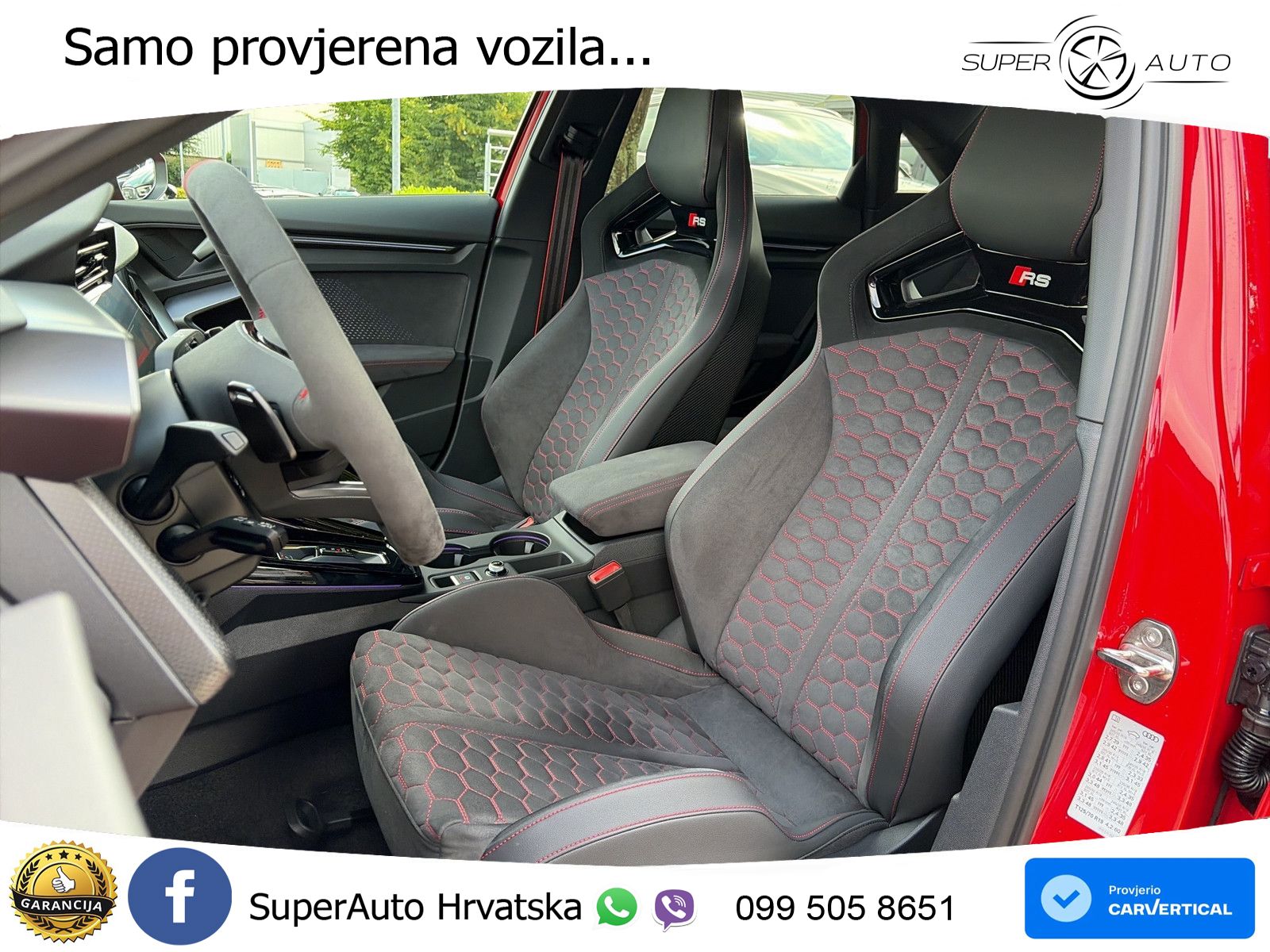 Audi RS3 Sedan 2.5 TFSI (400 KS) quattro S tronic LED+GR SJED+ACC