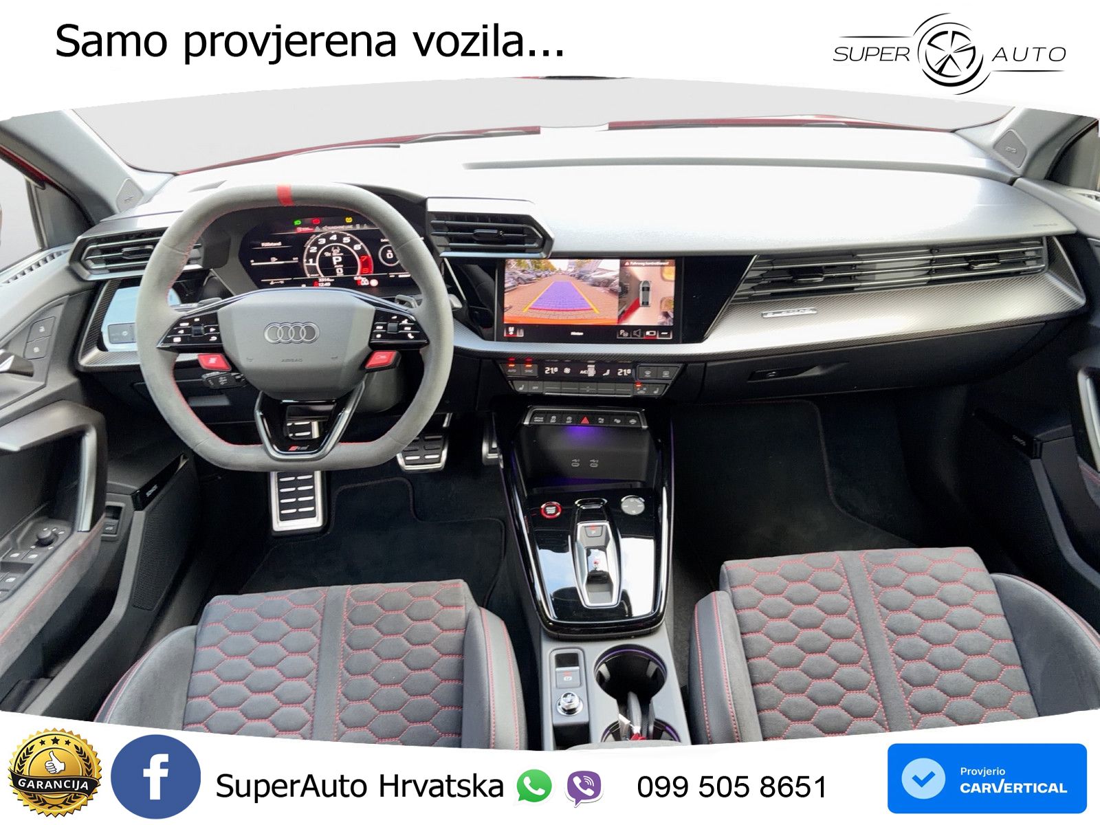 Audi RS3 Sedan 2.5 TFSI (400 KS) quattro S tronic LED+GR SJED+ACC
