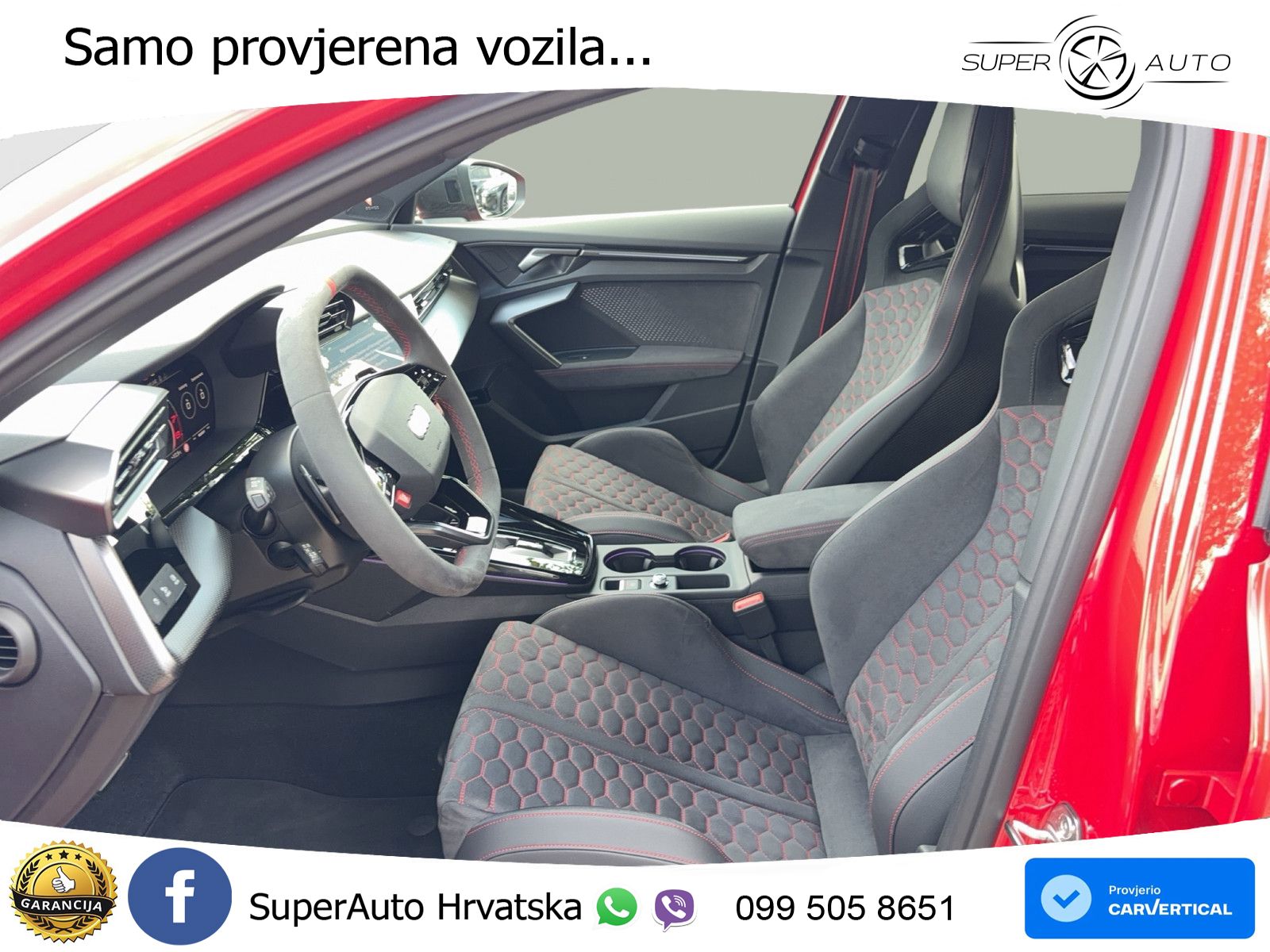 Audi RS3 Sedan 2.5 TFSI (400 KS) quattro S tronic LED+GR SJED+ACC