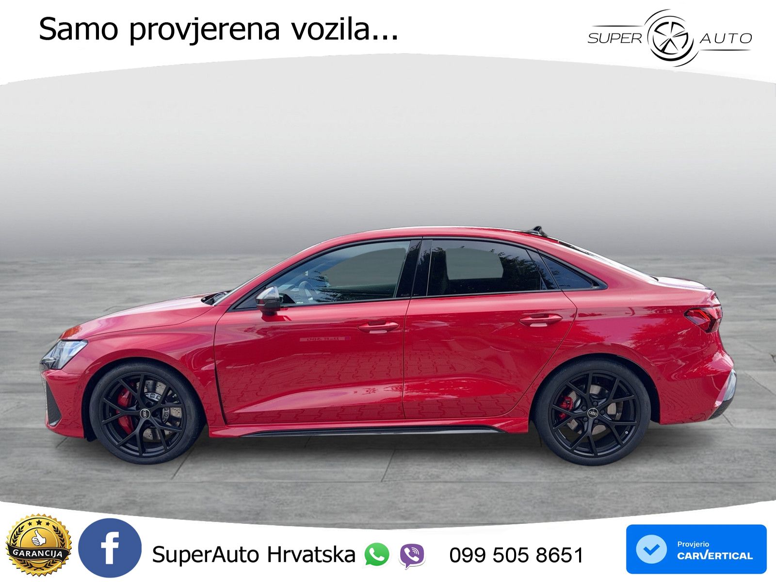 Audi RS3 Sedan 2.5 TFSI (400 KS) quattro S tronic LED+GR SJED+ACC