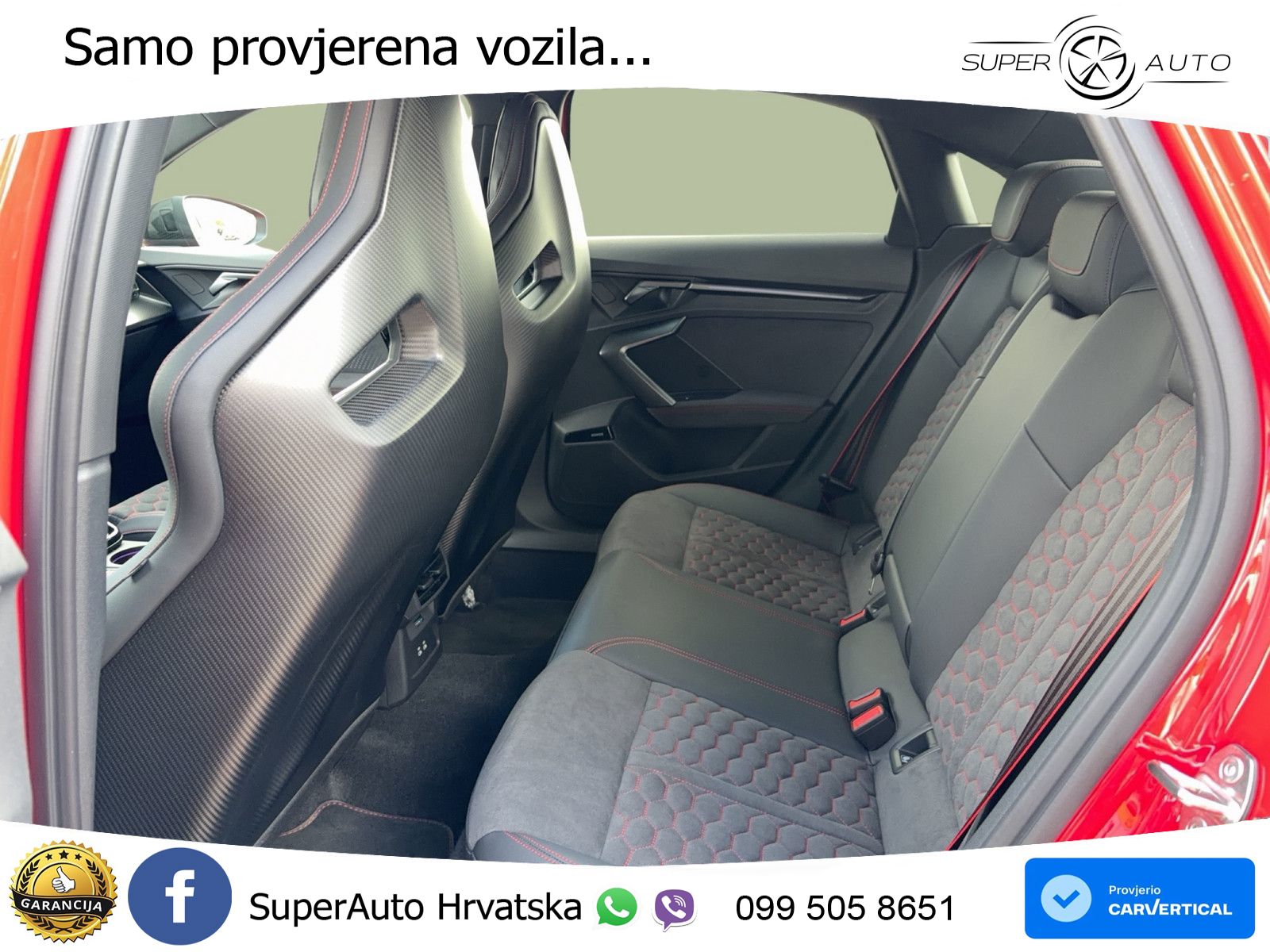 Audi RS3 Sedan 2.5 TFSI (400 KS) quattro S tronic LED+GR SJED+ACC