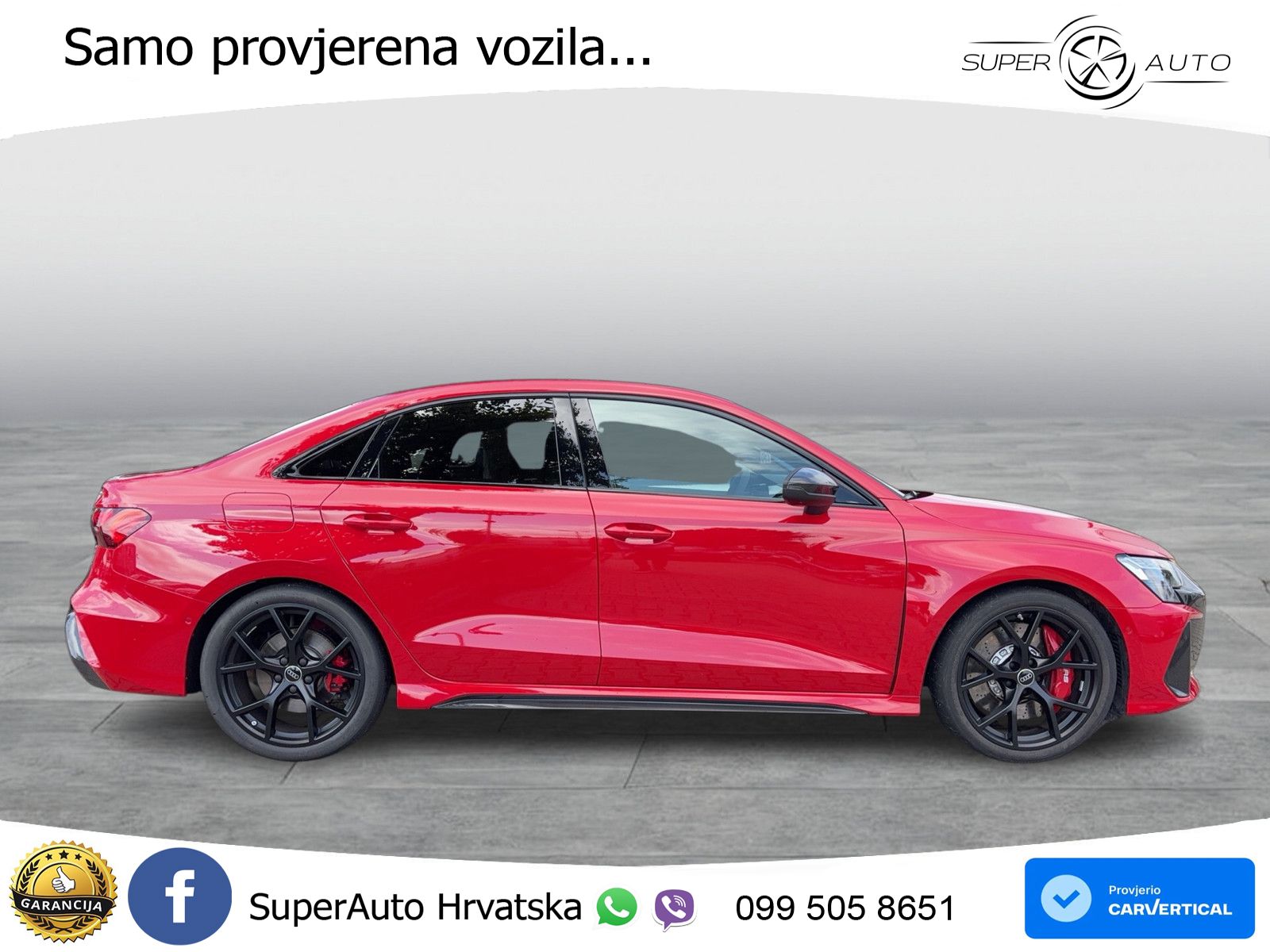 Audi RS3 Sedan 2.5 TFSI (400 KS) quattro S tronic LED+GR SJED+ACC