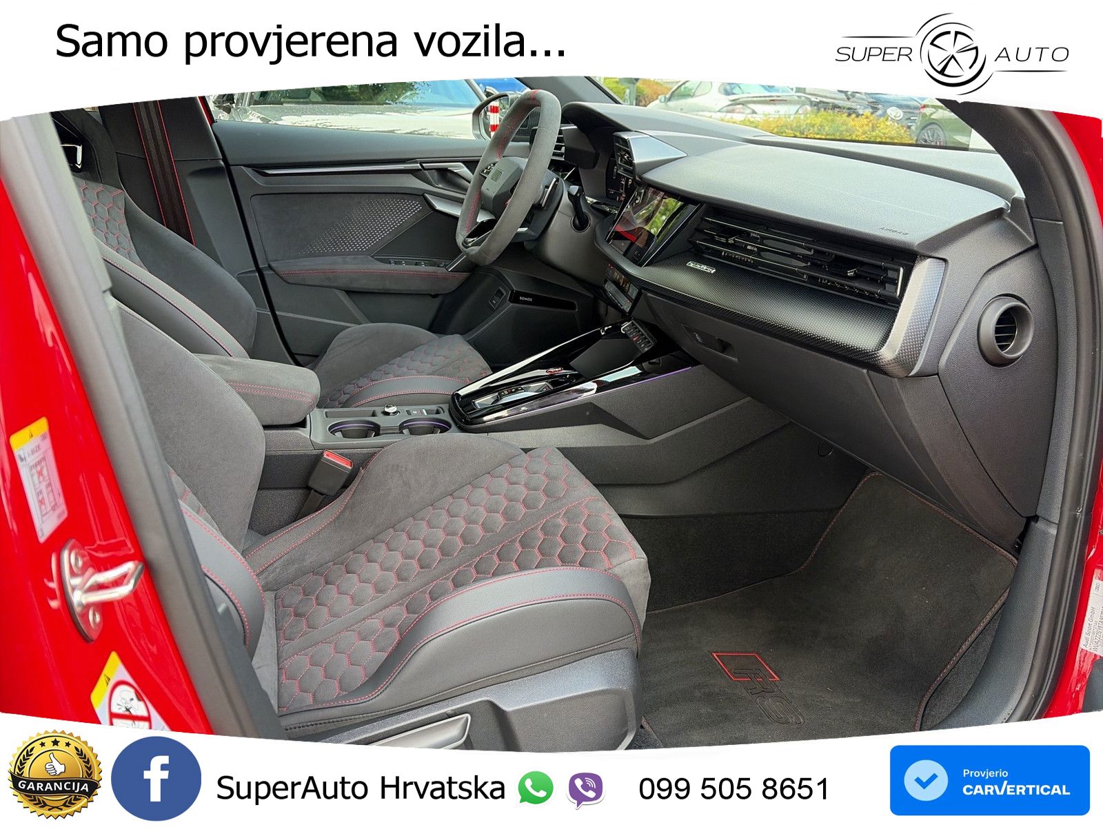 Audi RS3 Sedan 2.5 TFSI (400 KS) quattro S tronic LED+GR SJED+ACC