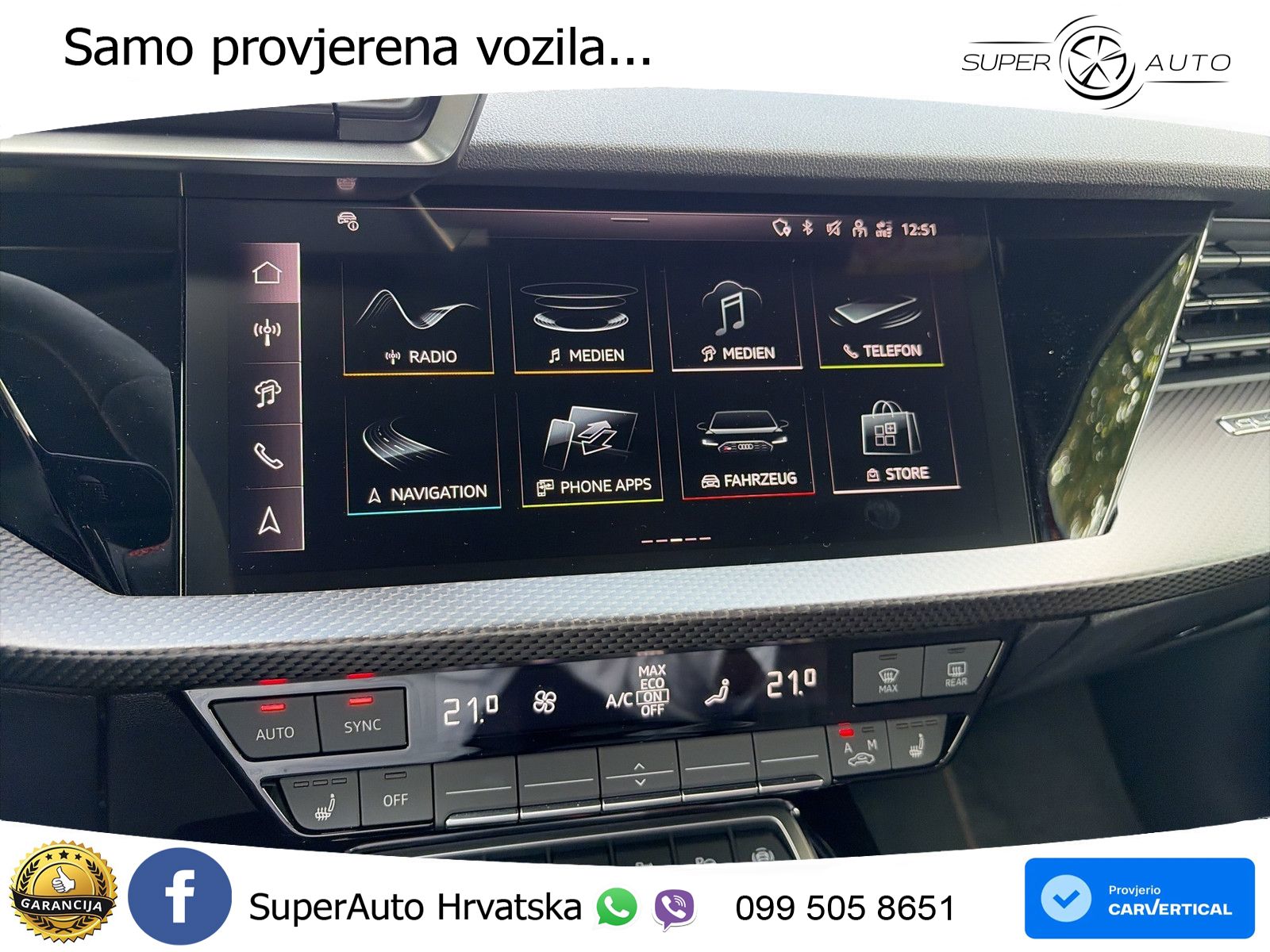 Audi RS3 Sedan 2.5 TFSI (400 KS) quattro S tronic LED+GR SJED+ACC