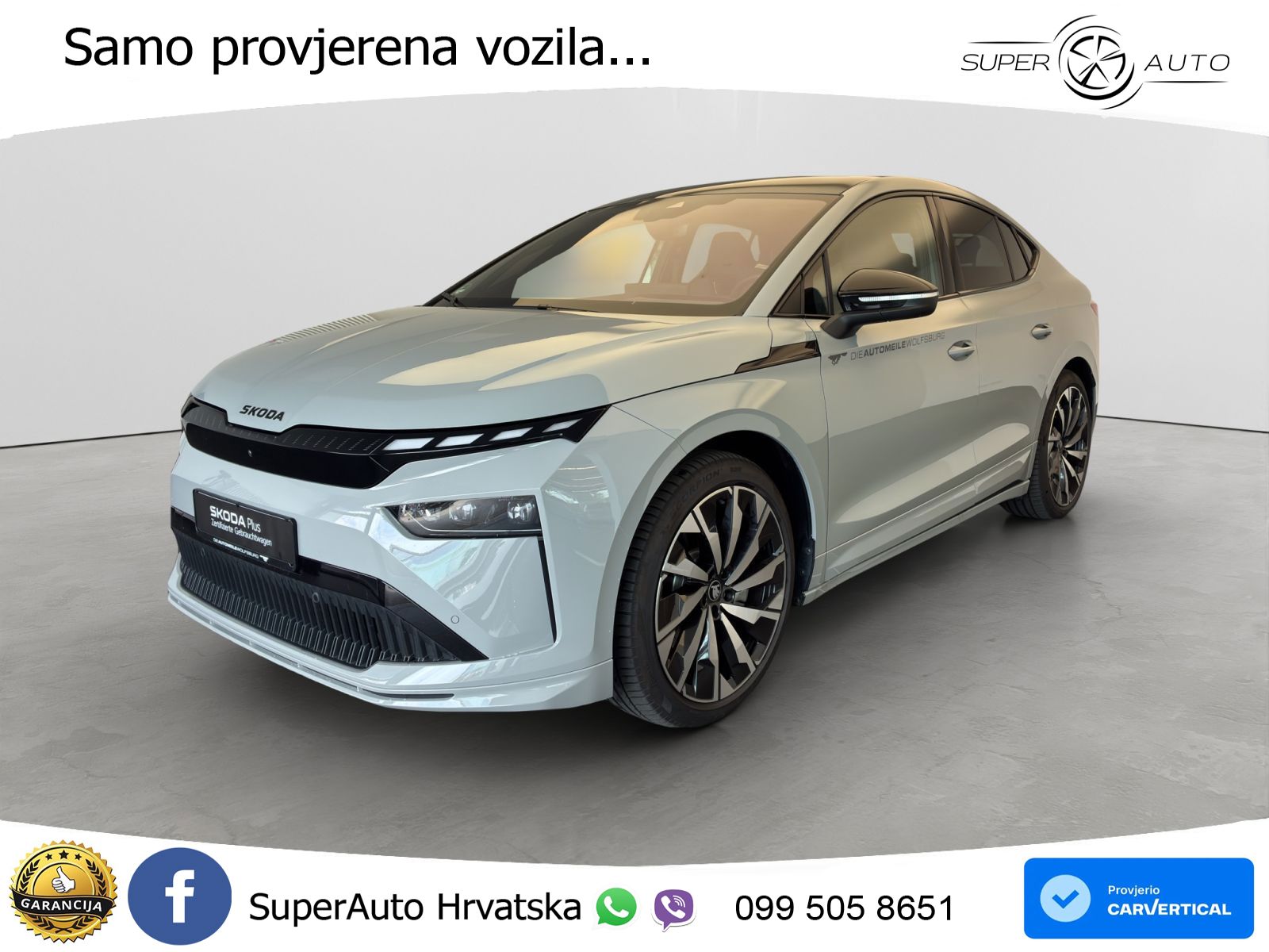Škoda Enyaq Coupe iV 85 82 kWh (286 KS) SportLine LED+GR SJED+ACC