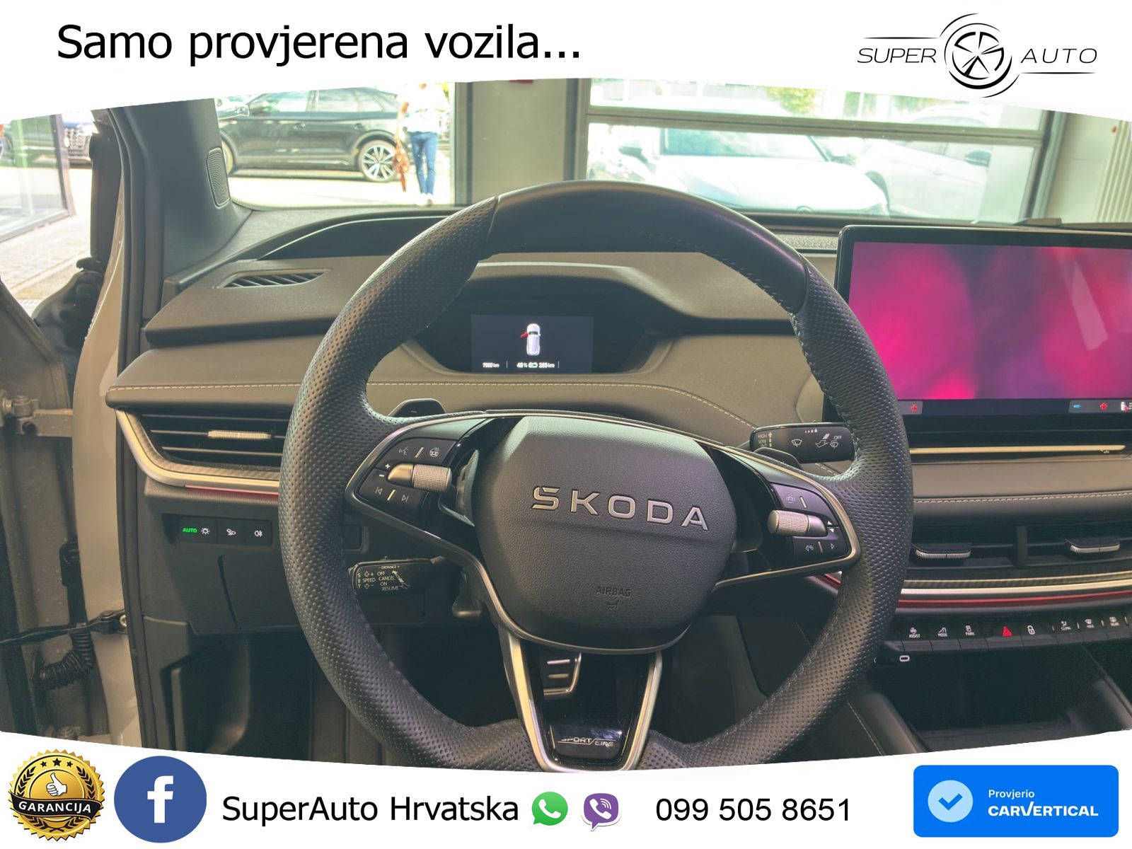 Škoda Enyaq Coupe iV 85 82 kWh (286 KS) SportLine LED+GR SJED+ACC