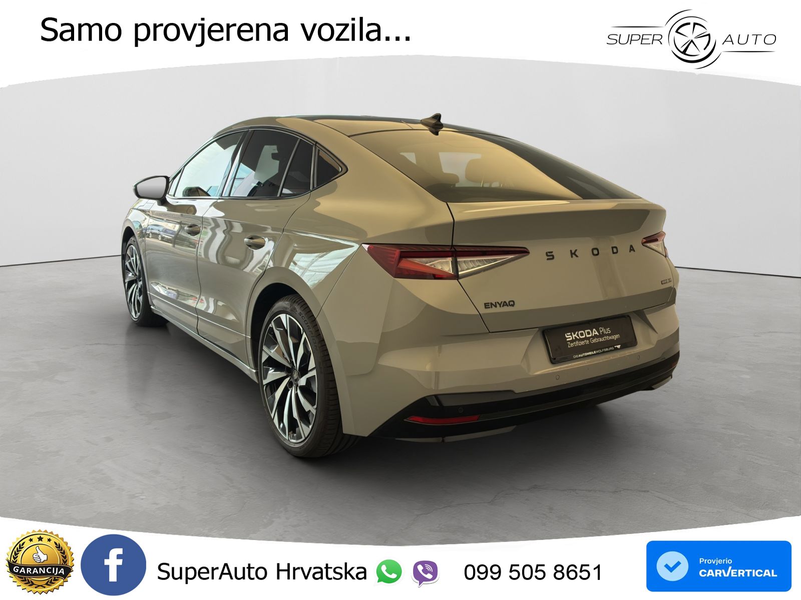 Škoda Enyaq Coupe iV 85 82 kWh (286 KS) SportLine LED+GR SJED+ACC