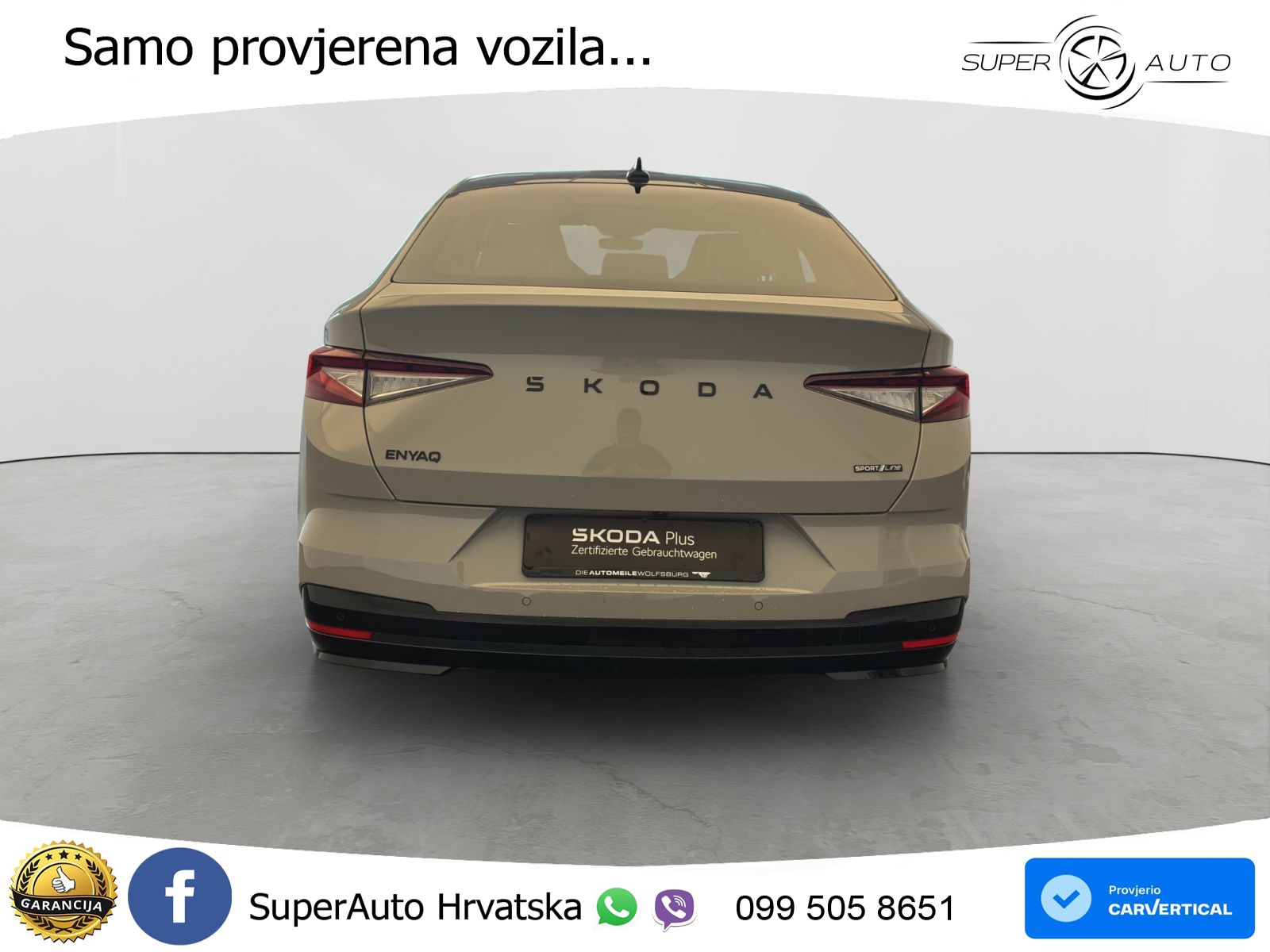 Škoda Enyaq Coupe iV 85 82 kWh (286 KS) SportLine LED+GR SJED+ACC
