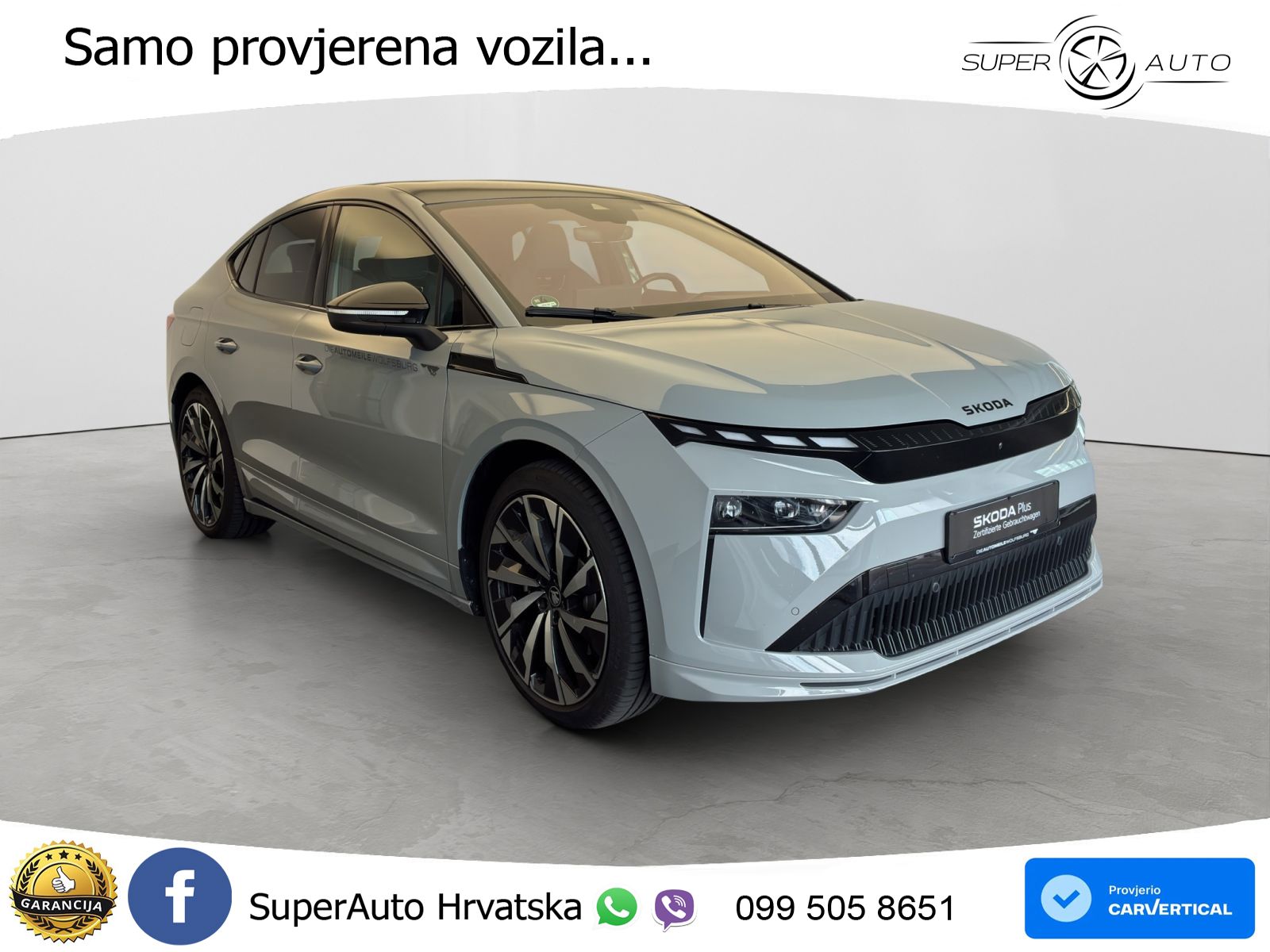 Škoda Enyaq Coupe iV 85 82 kWh (286 KS) SportLine LED+GR SJED+ACC