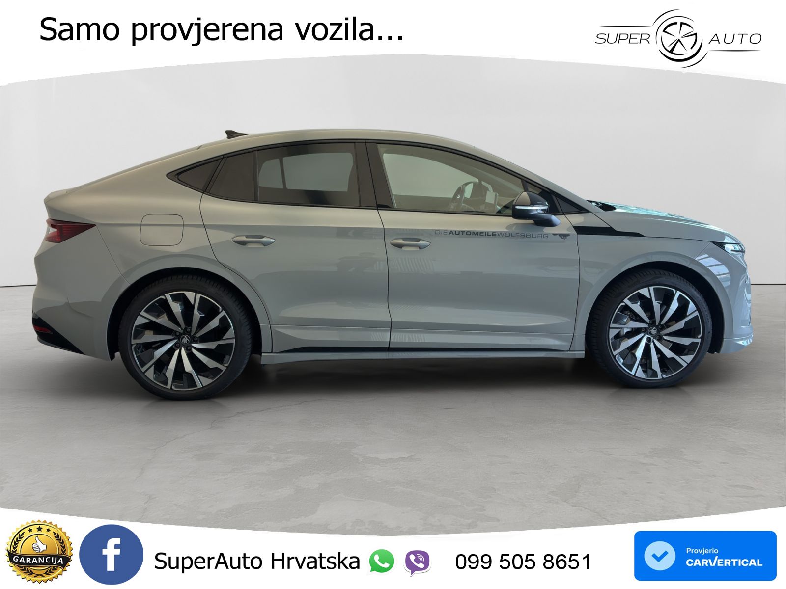 Škoda Enyaq Coupe iV 85 82 kWh (286 KS) SportLine LED+GR SJED+ACC