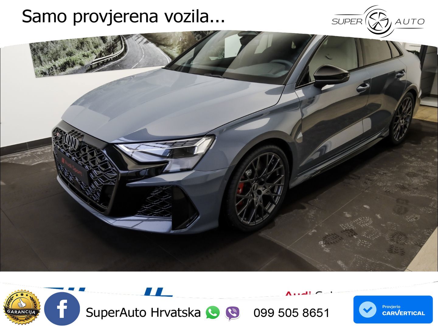 Audi RS3 Sedan 2.5 TFSI (400 KS) quattro S tronic LED+GR SJED+ACC