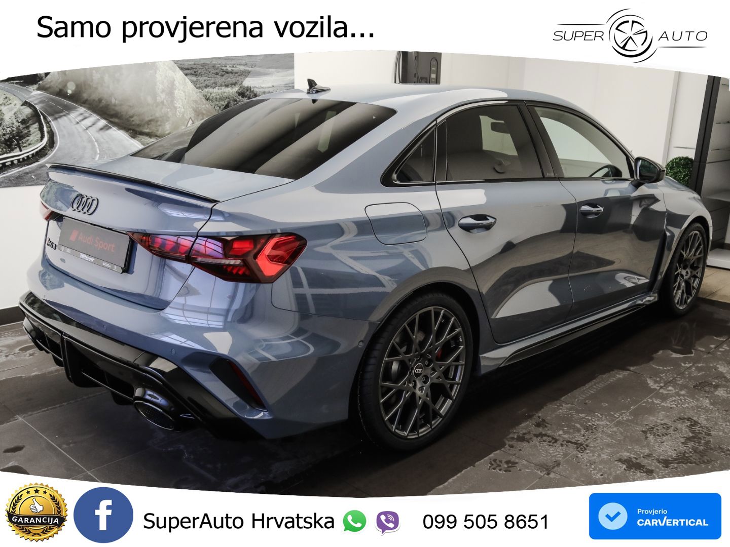 Audi RS3 Sedan 2.5 TFSI (400 KS) quattro S tronic LED+GR SJED+ACC