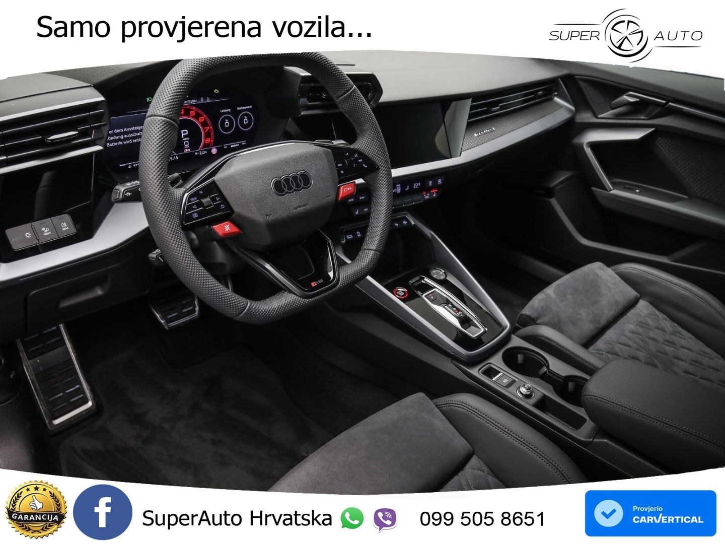 Audi RS3 Sedan 2.5 TFSI (400 KS) quattro S tronic LED+GR SJED+ACC