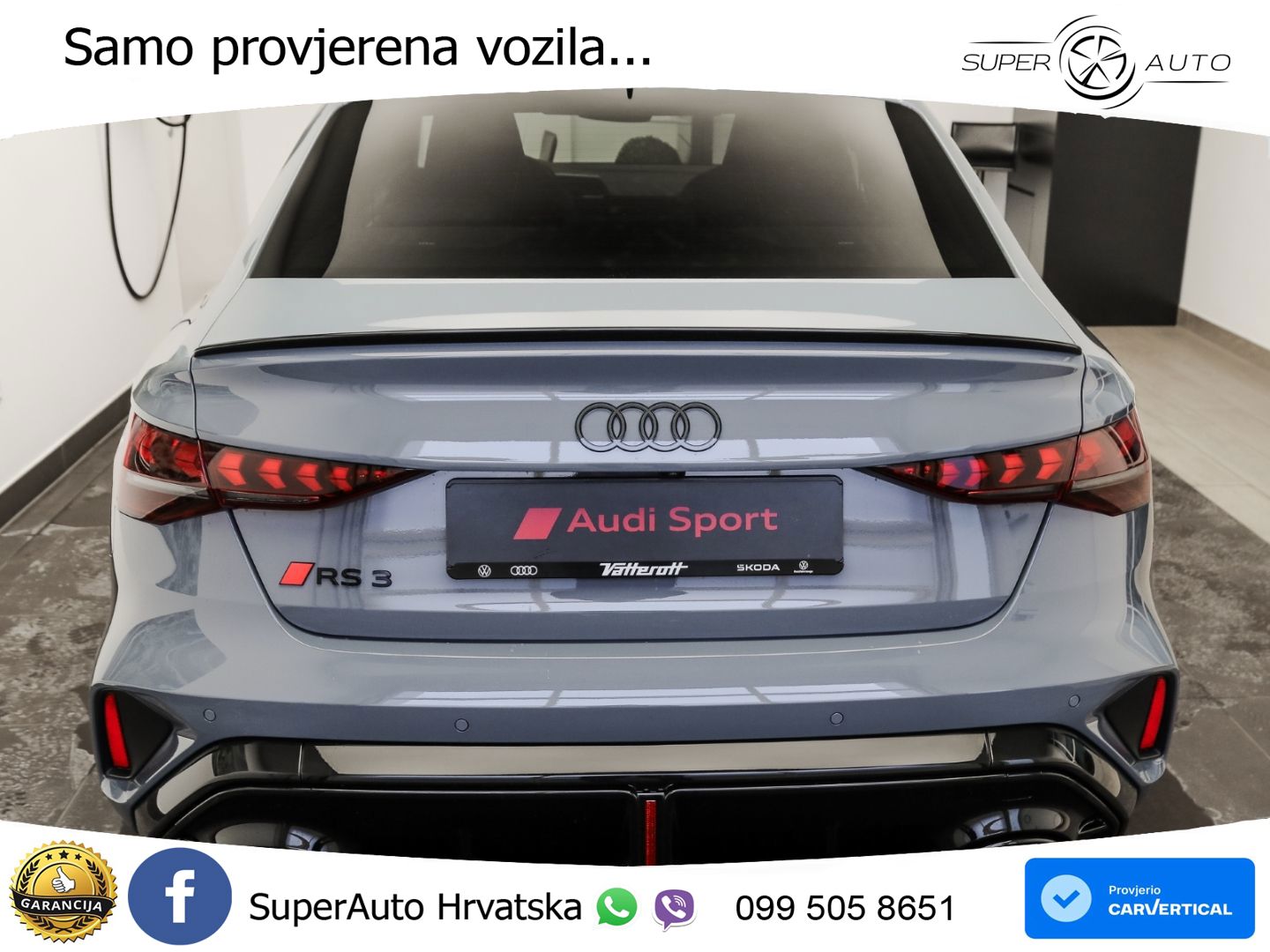 Audi RS3 Sedan 2.5 TFSI (400 KS) quattro S tronic LED+GR SJED+ACC