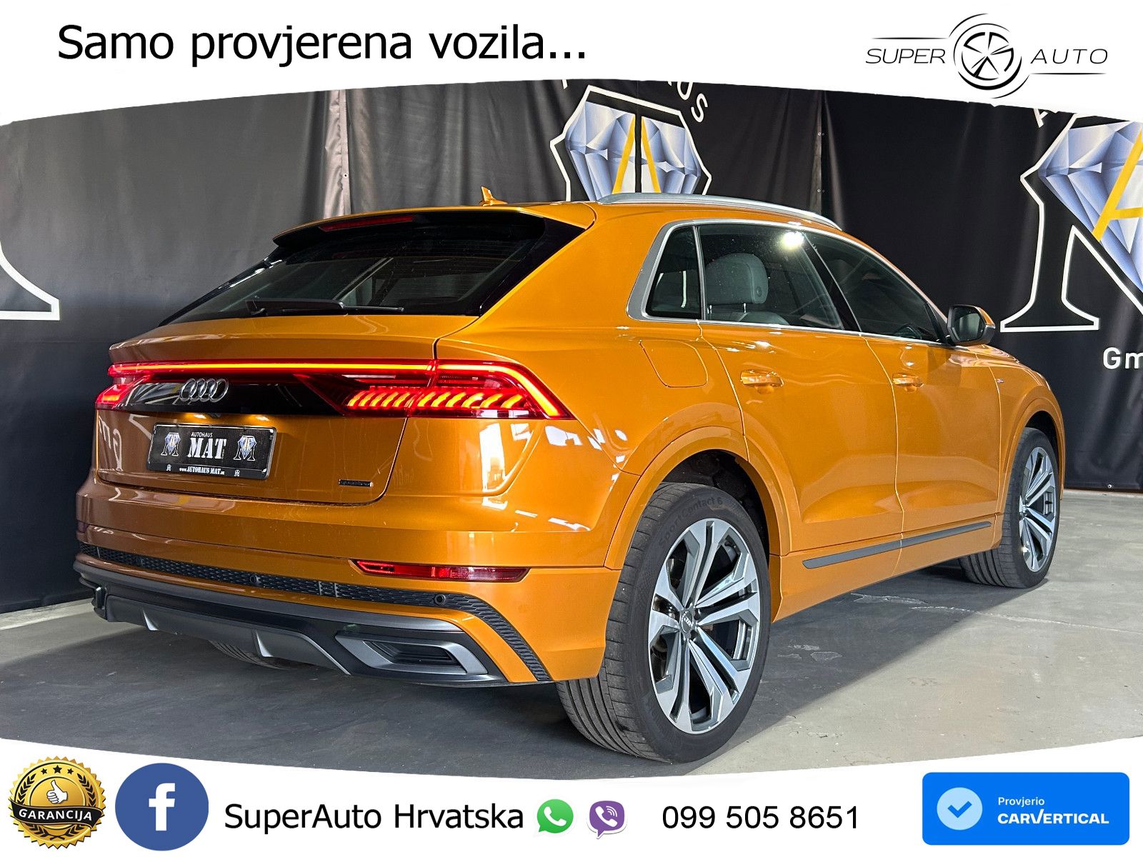 Audi Q8 50 TDI V6 (286 KS) quattro Tiptronic S line LED+GR SJED+ACC