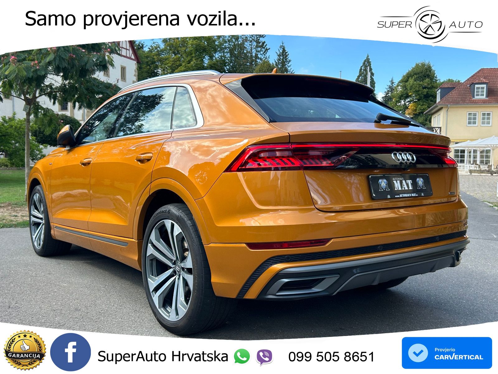 Audi Q8 50 TDI V6 (286 KS) quattro Tiptronic S line LED+GR SJED+ACC