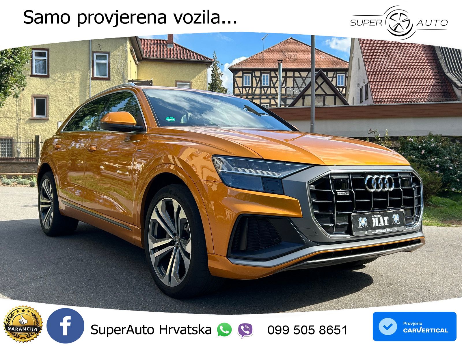 Audi Q8 50 TDI V6 (286 KS) quattro Tiptronic S line LED+GR SJED+ACC