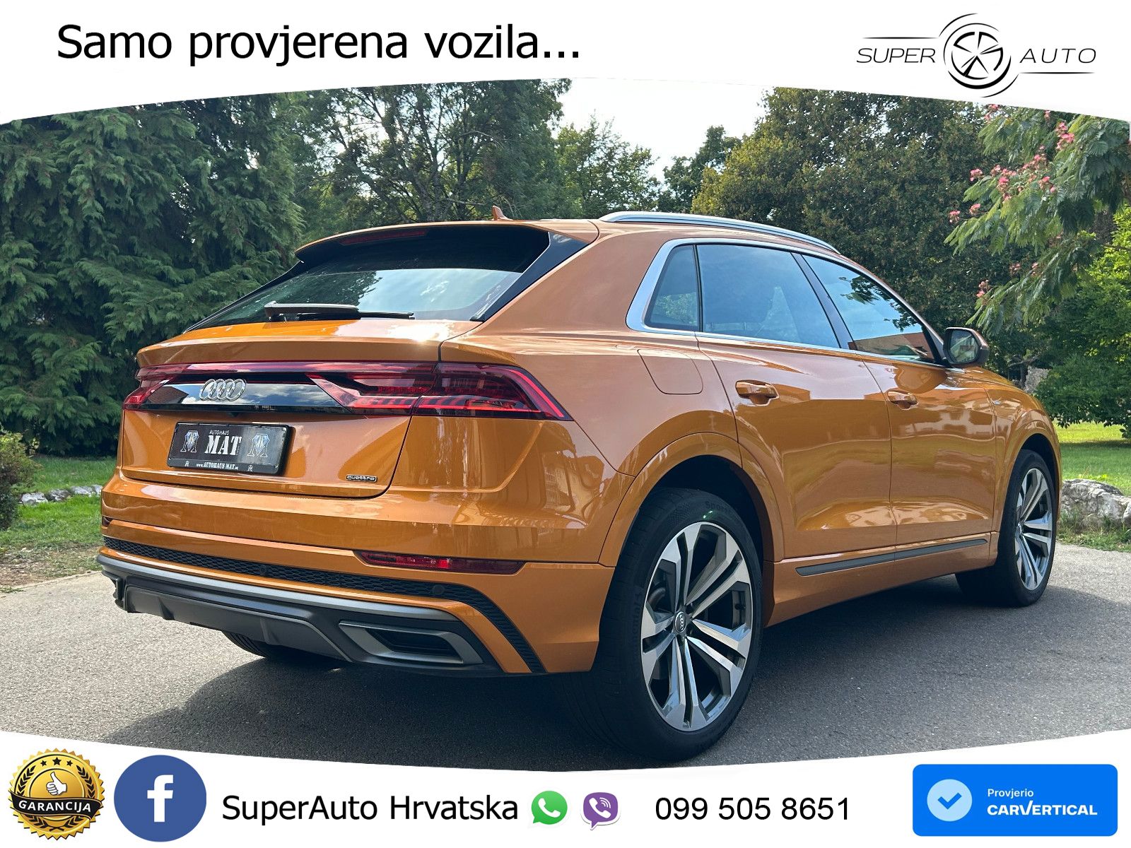 Audi Q8 50 TDI V6 (286 KS) quattro Tiptronic S line LED+GR SJED+ACC
