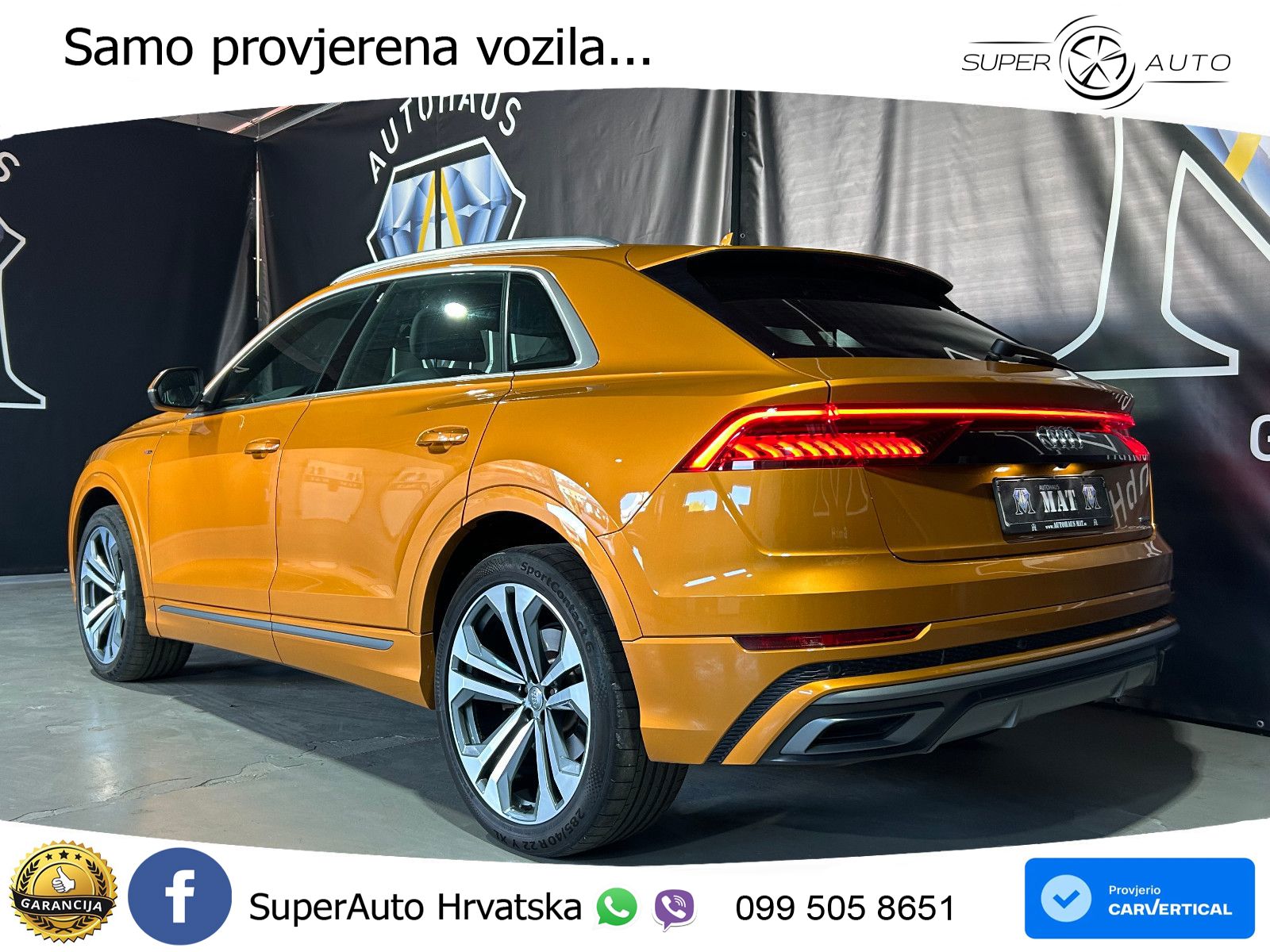 Audi Q8 50 TDI V6 (286 KS) quattro Tiptronic S line LED+GR SJED+ACC