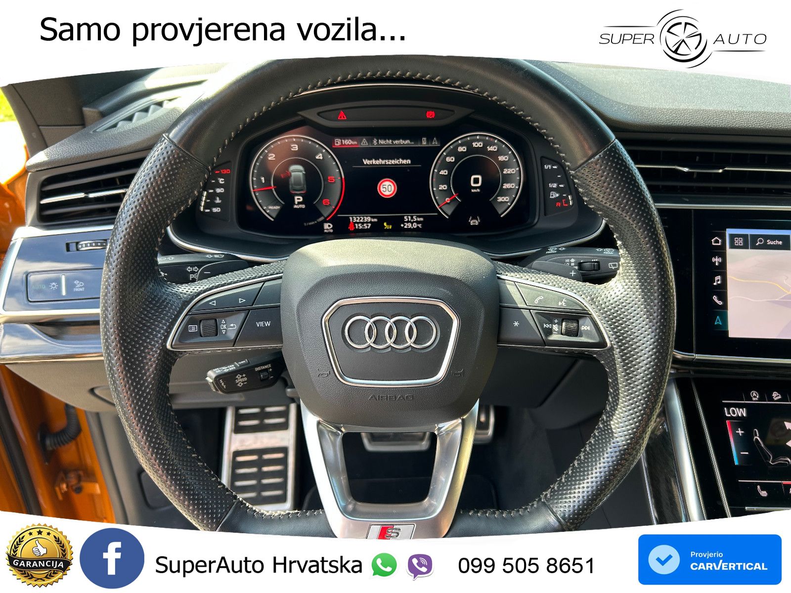 Audi Q8 50 TDI V6 (286 KS) quattro Tiptronic S line LED+GR SJED+ACC
