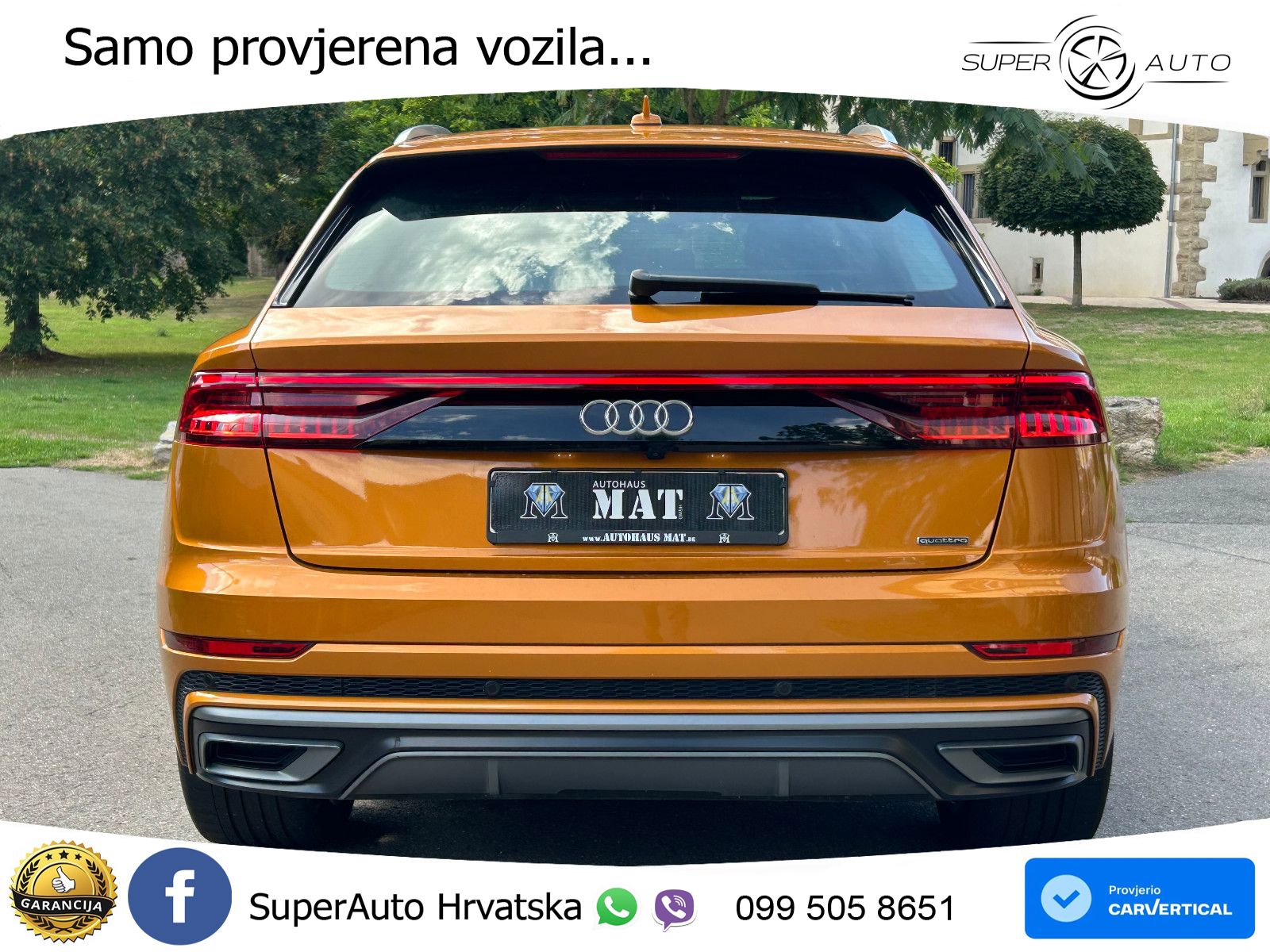 Audi Q8 50 TDI V6 (286 KS) quattro Tiptronic S line LED+GR SJED+ACC