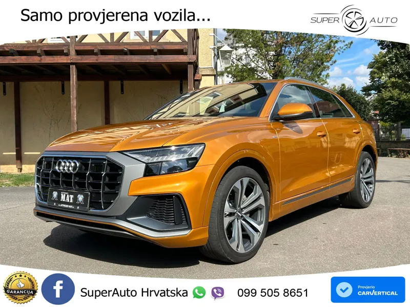 Audi Q8 50 TDI V6 (286 KS) quattro Tiptronic S line LED+GR SJED+ACC