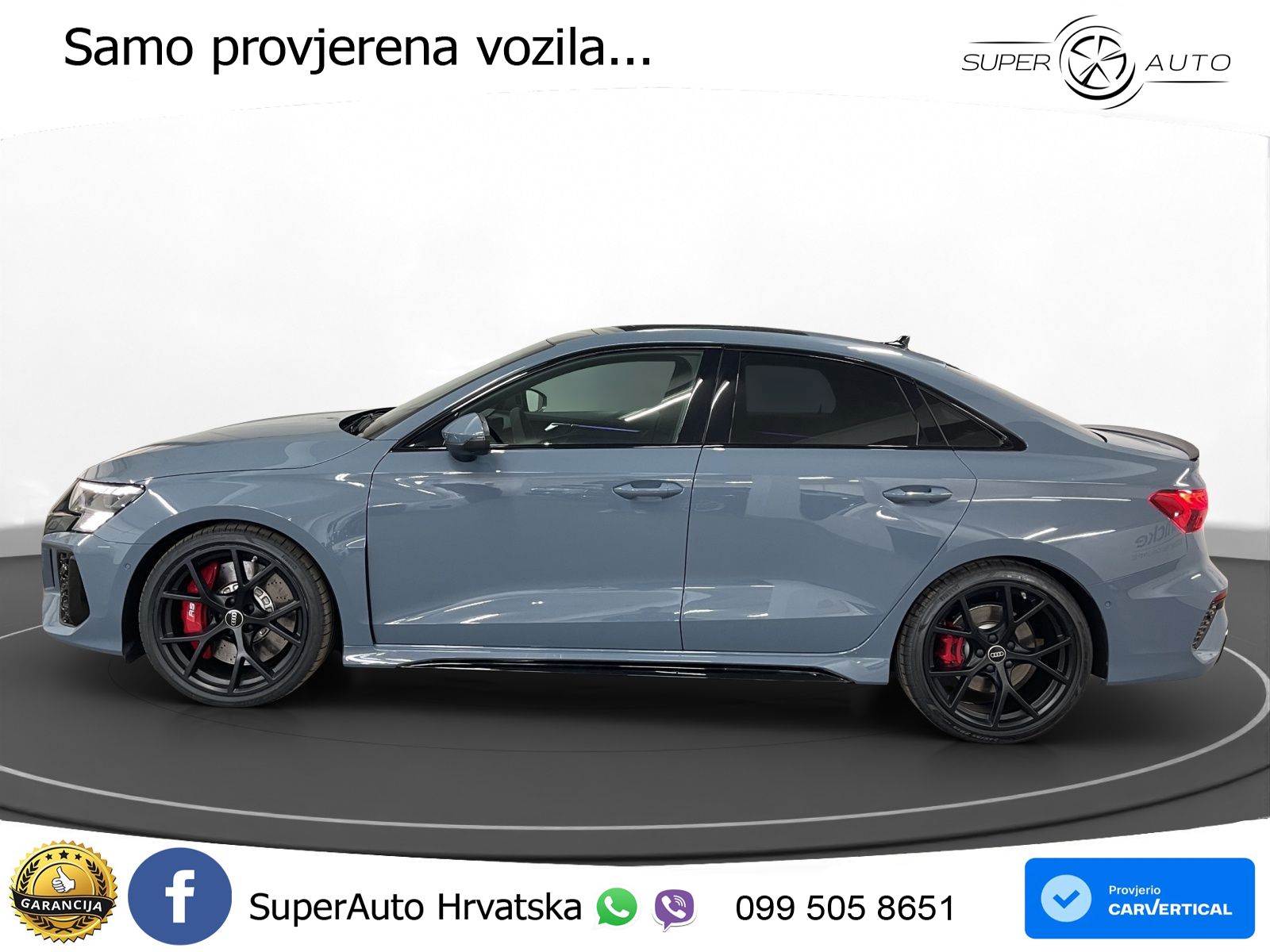 Audi RS3 Sedan 2.5 TFSI (400 KS) quattro S tronic LED+GR SJED+ACC