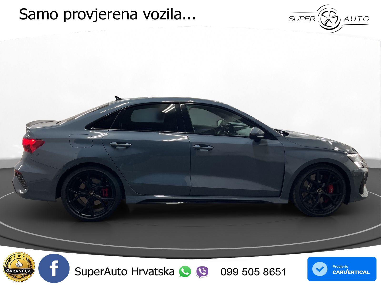Audi RS3 Sedan 2.5 TFSI (400 KS) quattro S tronic LED+GR SJED+ACC