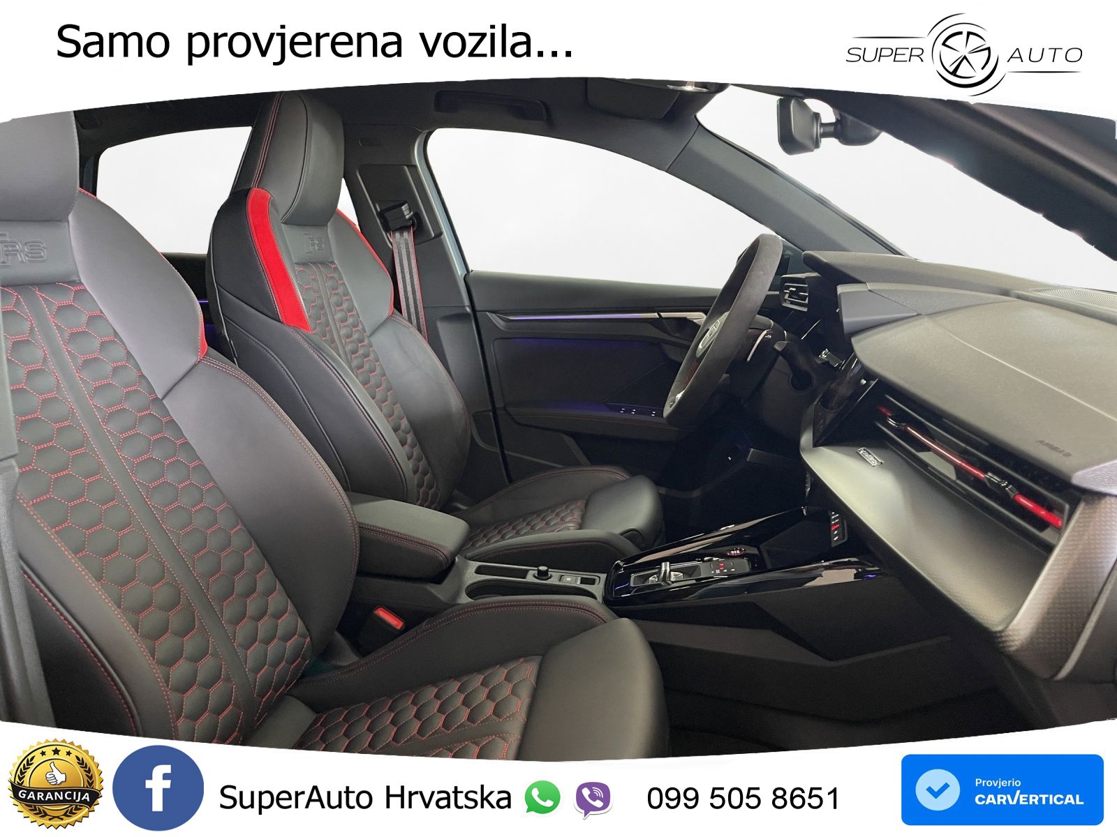 Audi RS3 Sedan 2.5 TFSI (400 KS) quattro S tronic LED+GR SJED+ACC