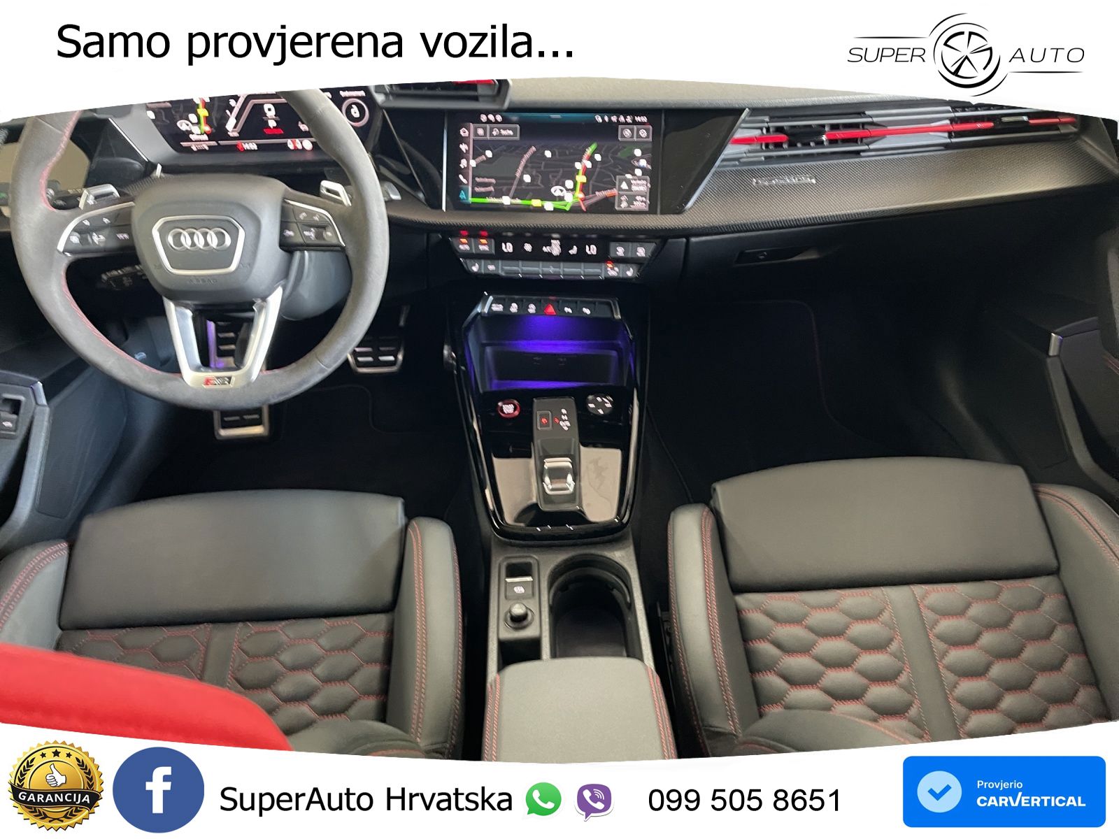 Audi RS3 Sedan 2.5 TFSI (400 KS) quattro S tronic LED+GR SJED+ACC