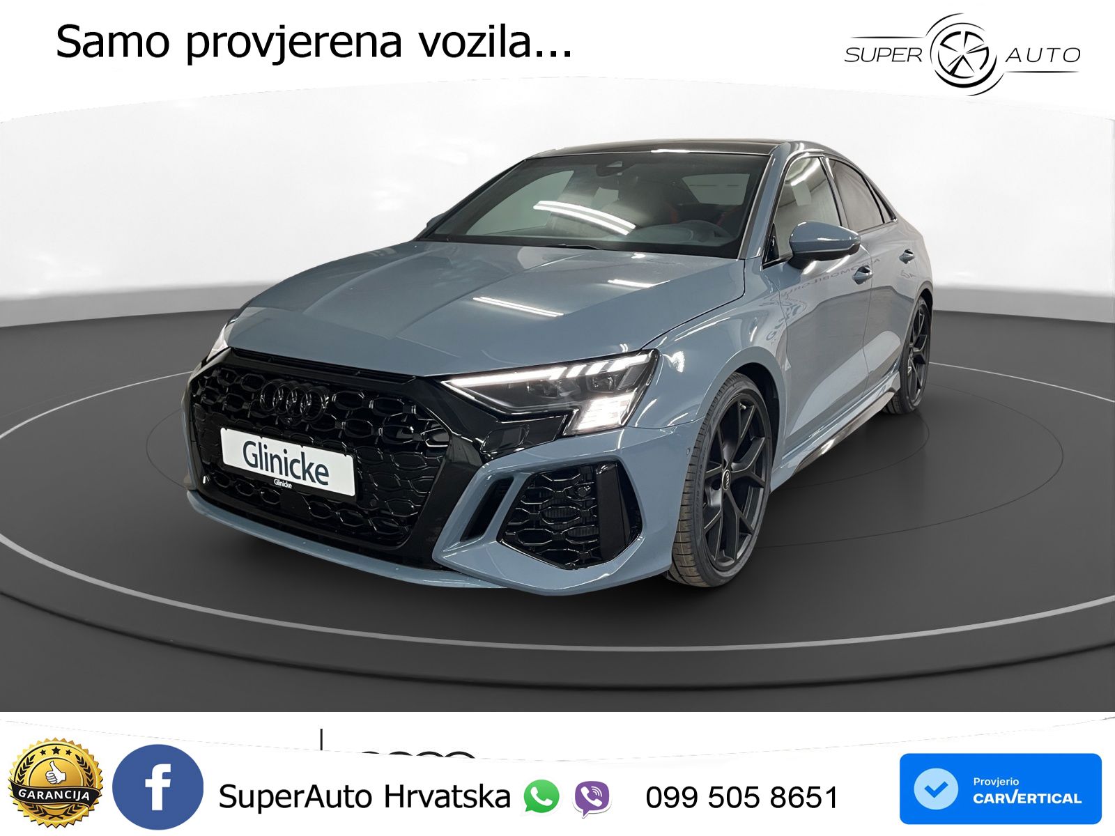 Audi RS3 Sedan 2.5 TFSI (400 KS) quattro S tronic LED+GR SJED+ACC