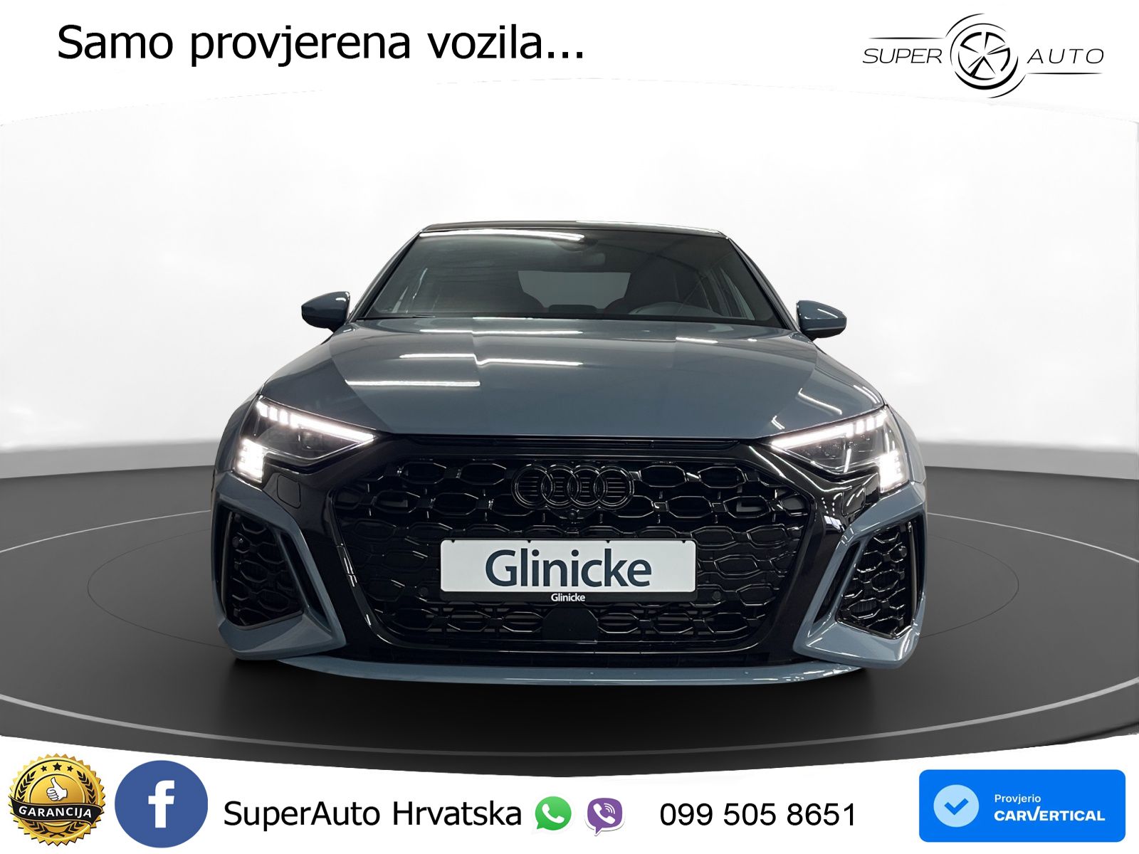 Audi RS3 Sedan 2.5 TFSI (400 KS) quattro S tronic LED+GR SJED+ACC