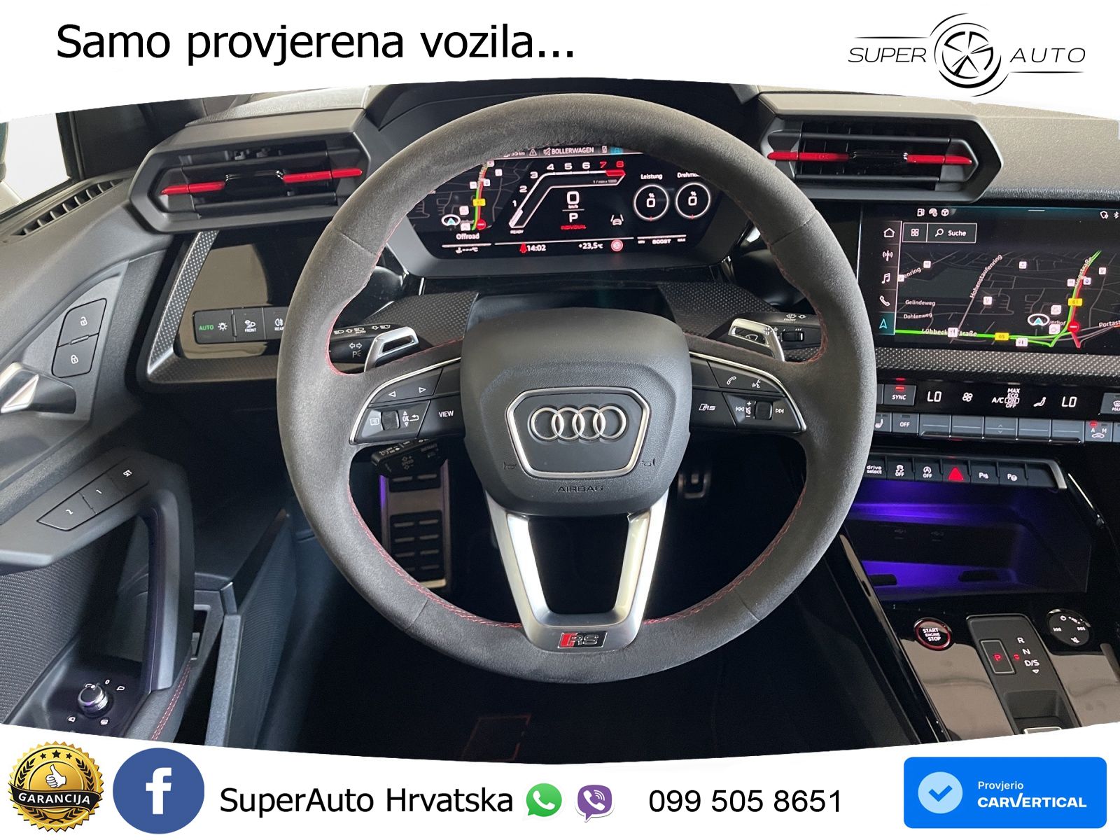Audi RS3 Sedan 2.5 TFSI (400 KS) quattro S tronic LED+GR SJED+ACC