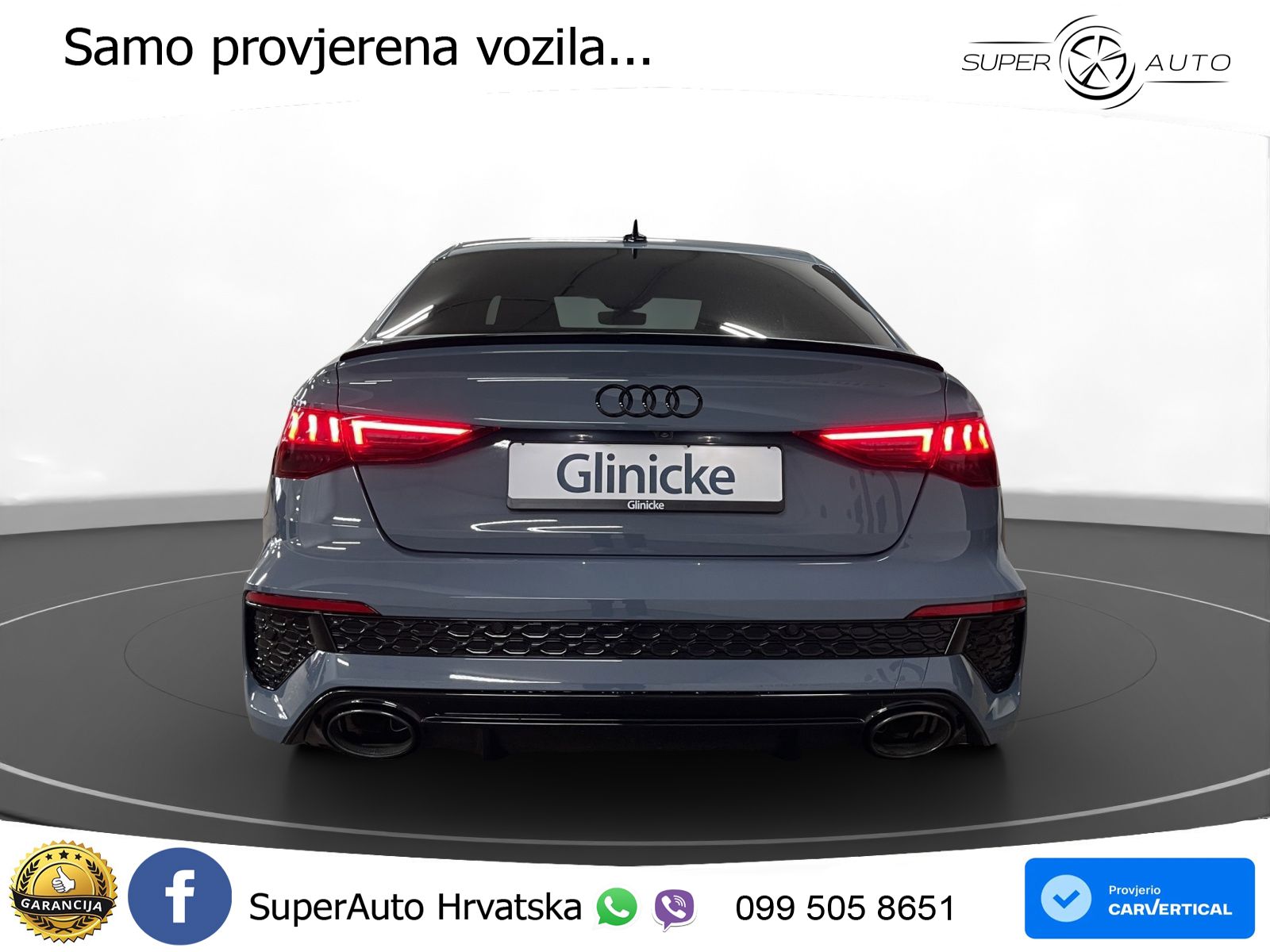 Audi RS3 Sedan 2.5 TFSI (400 KS) quattro S tronic LED+GR SJED+ACC