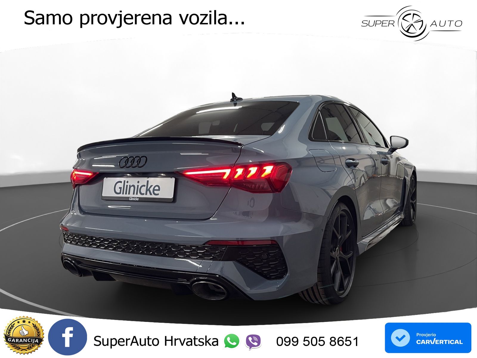 Audi RS3 Sedan 2.5 TFSI (400 KS) quattro S tronic LED+GR SJED+ACC