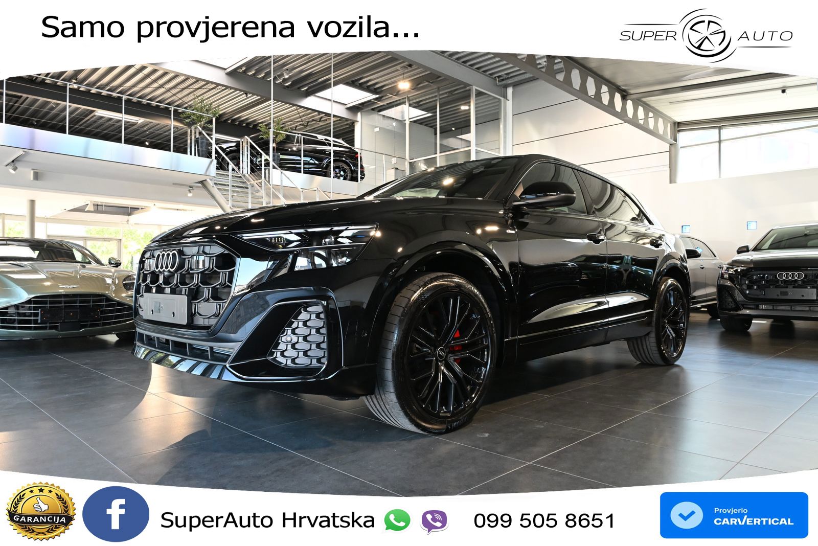 Audi Q8 50 TDI V6 (286 KS) quattro Tiptronic S line LED+GR SJED+ACC