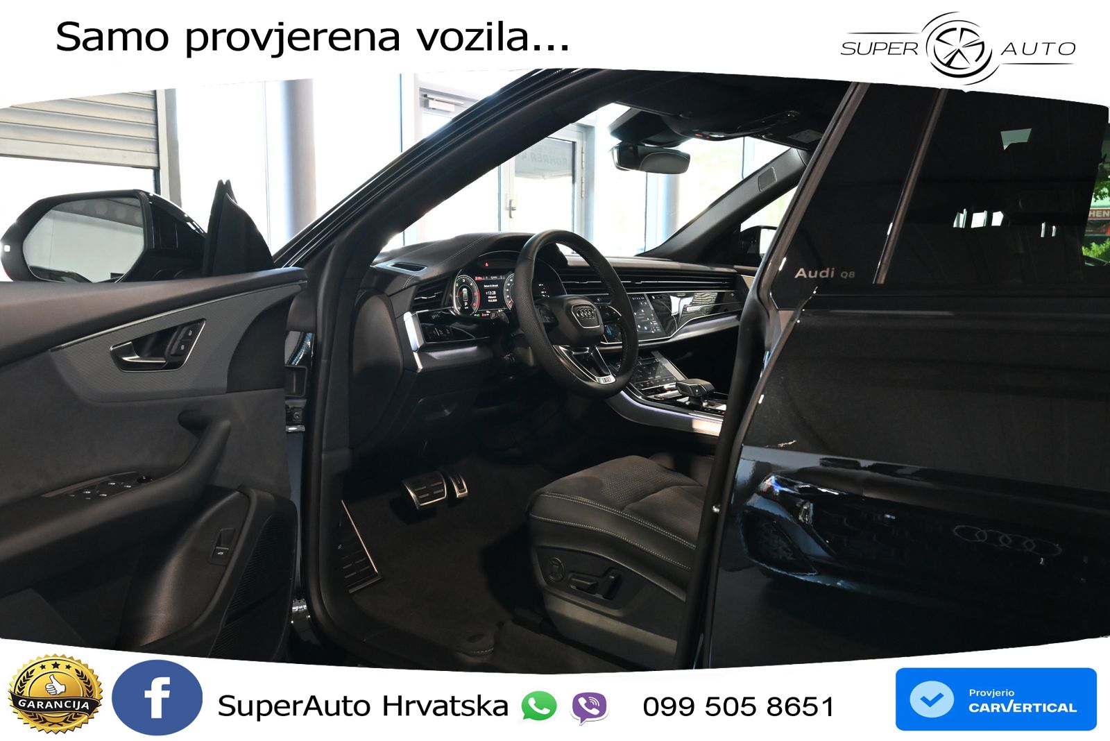 Audi Q8 50 TDI V6 (286 KS) quattro Tiptronic S line LED+GR SJED+ACC