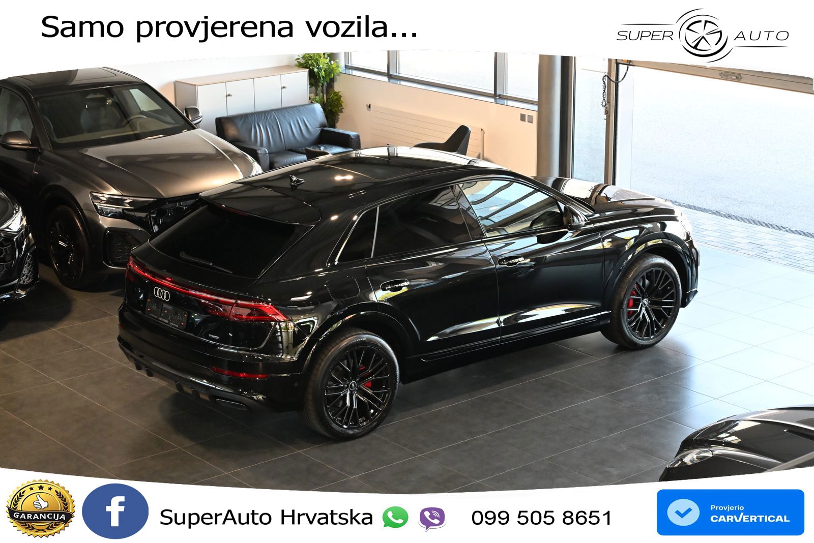 Audi Q8 50 TDI V6 (286 KS) quattro Tiptronic S line LED+GR SJED+ACC