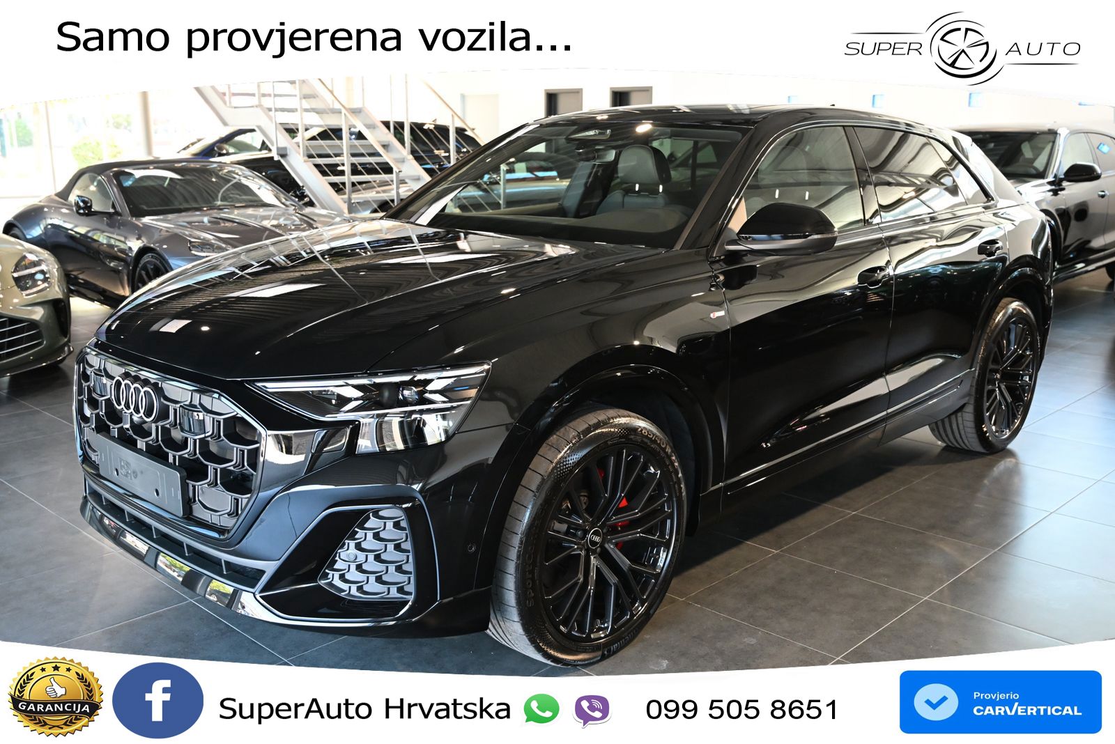 Audi Q8 50 TDI V6 (286 KS) quattro Tiptronic S line LED+GR SJED+ACC
