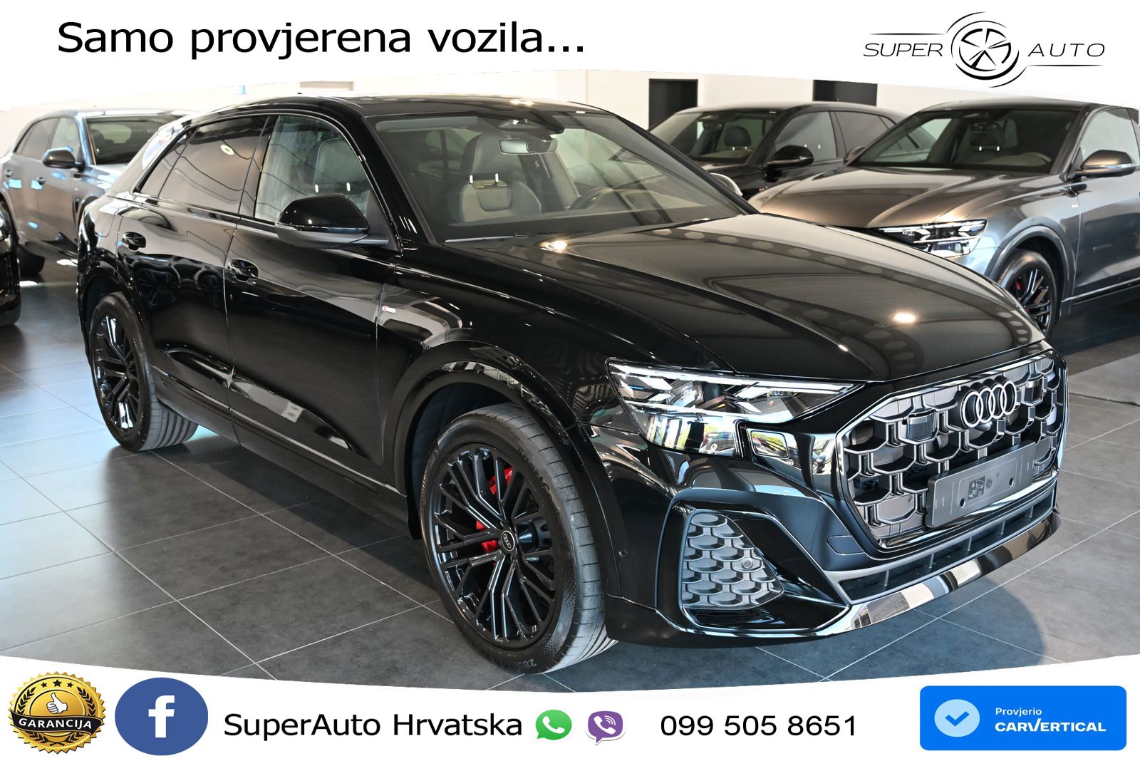 Audi Q8 50 TDI V6 (286 KS) quattro Tiptronic S line LED+GR SJED+ACC
