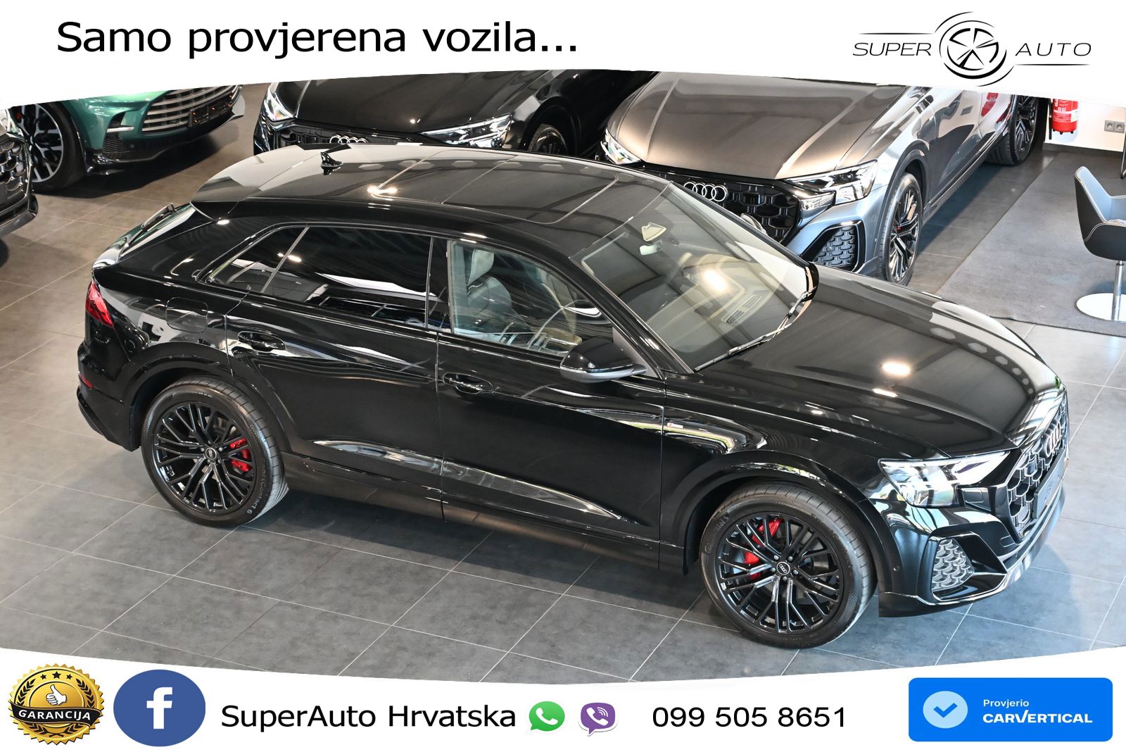 Audi Q8 50 TDI V6 (286 KS) quattro Tiptronic S line LED+GR SJED+ACC