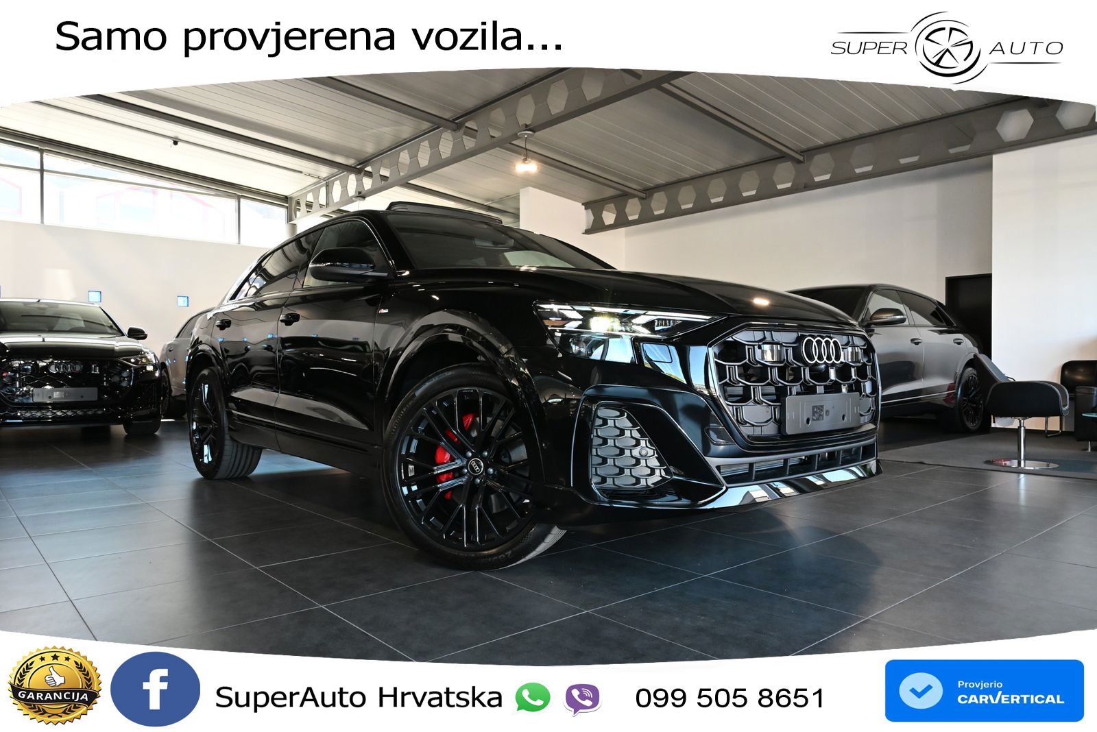 Audi Q8 50 TDI V6 (286 KS) quattro Tiptronic S line LED+GR SJED+ACC