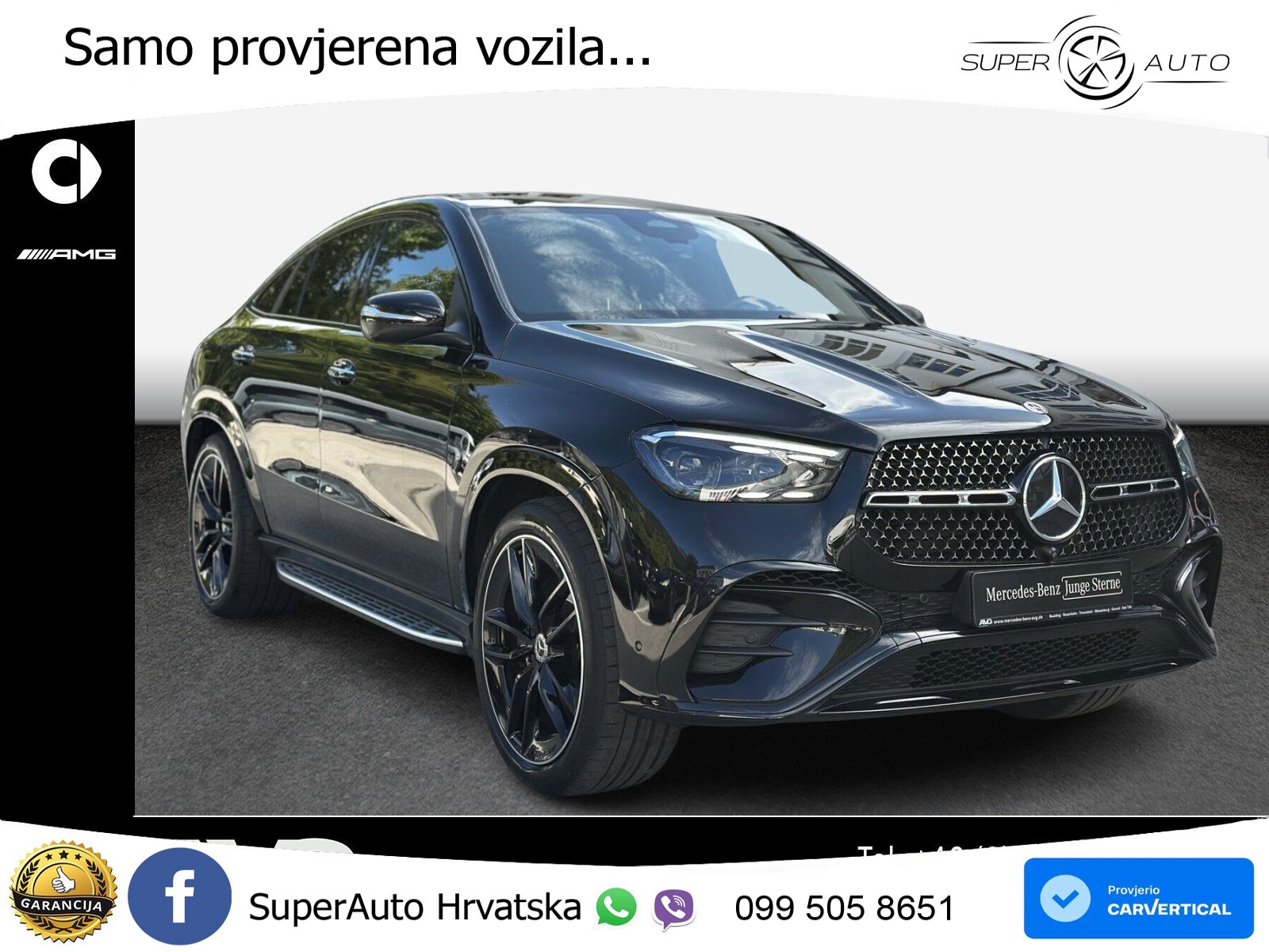 Mercedes GLE Coupe 450d (367 KS) EQ Boost 4MATIC 9G-TRONIC AMG LED+GR SJED+ACC