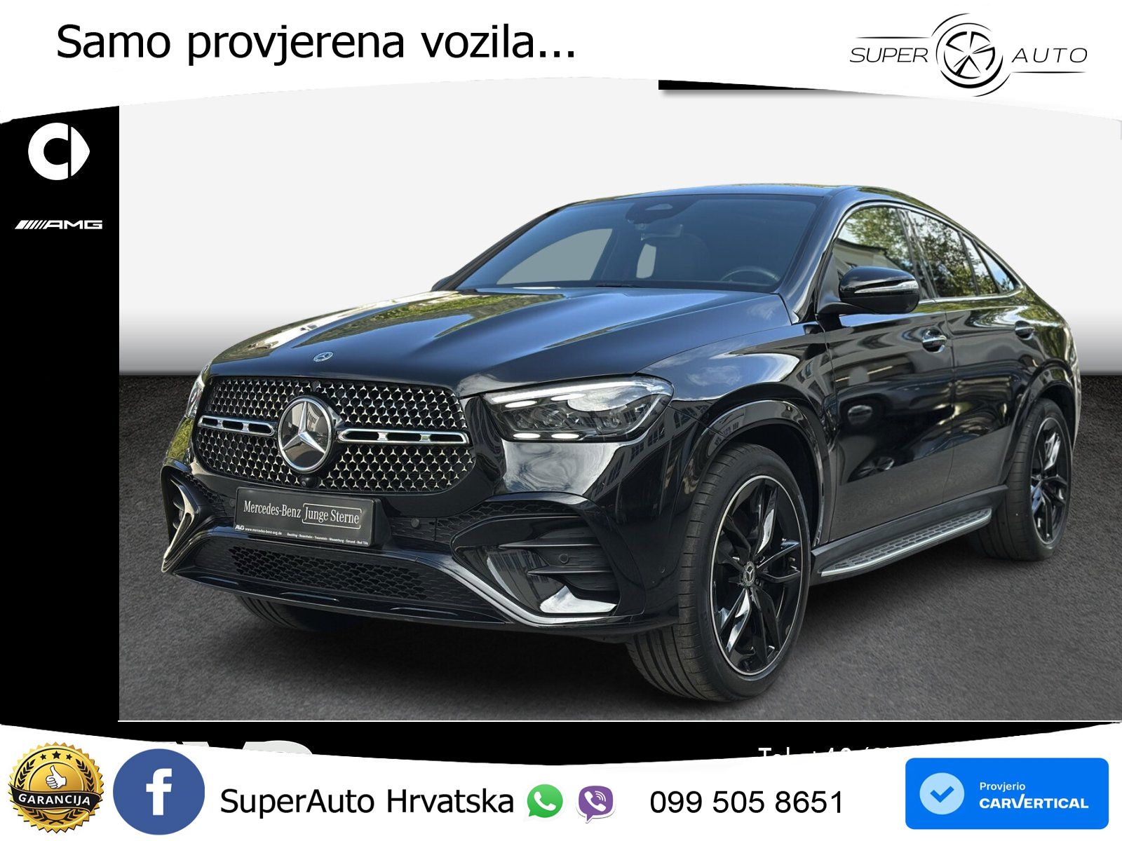 Mercedes GLE Coupe 450d (367 KS) EQ Boost 4MATIC 9G-TRONIC AMG LED+GR SJED+ACC